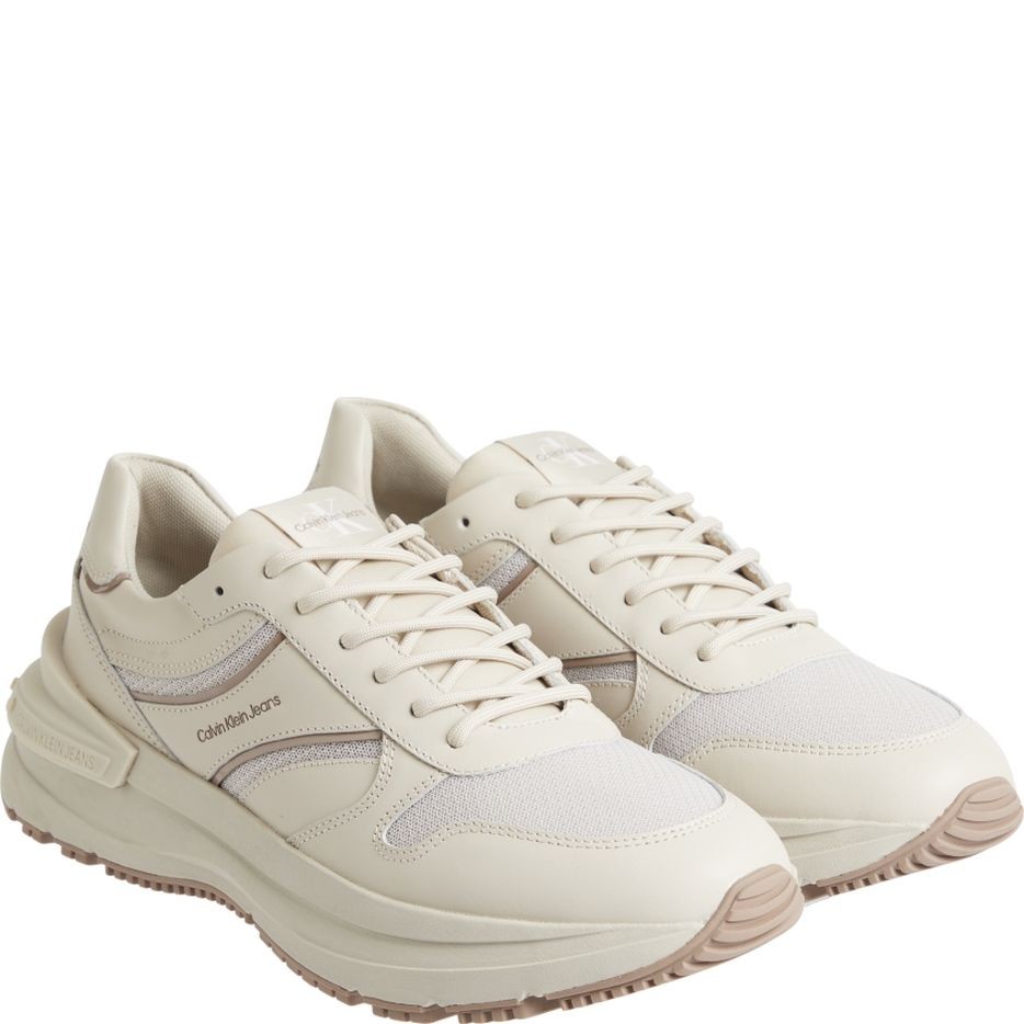 CALVIN KLEIN JEANS Sportiniai bateliai vyrams, Smėlio, CHUNKY RIBBON 1