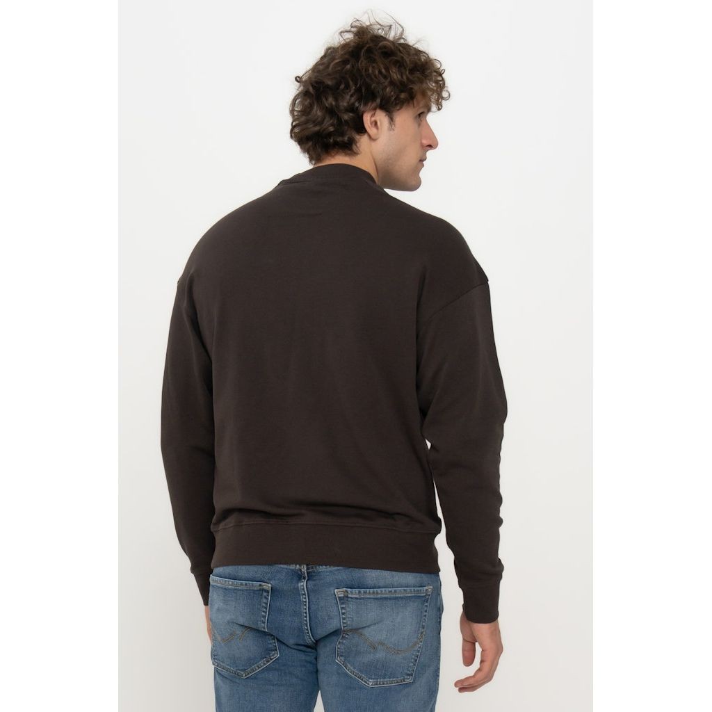 JACK & JONES Megztinis vyrams, Juoda, Micah sweat crew neck 6