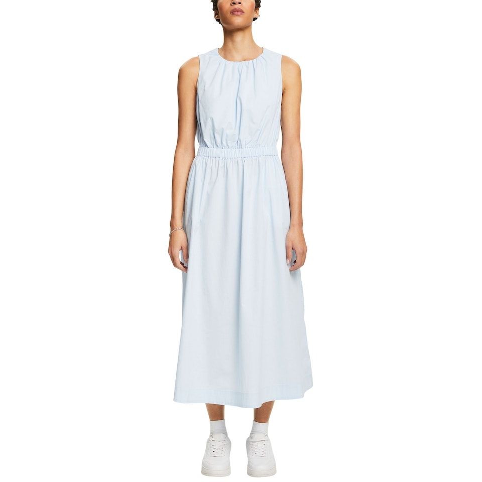 ESPRIT Midi suknelė moterims, Mėlyna, F*gatherd sl Midi dress 2