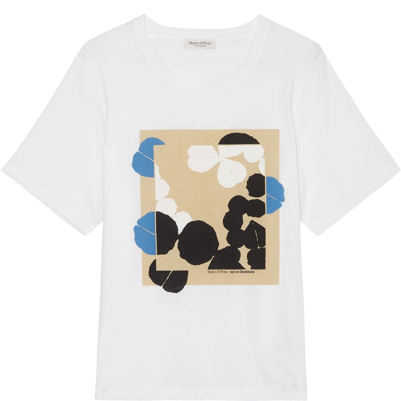 MARC O'POLO Marškinėliai moterims, Balta 1