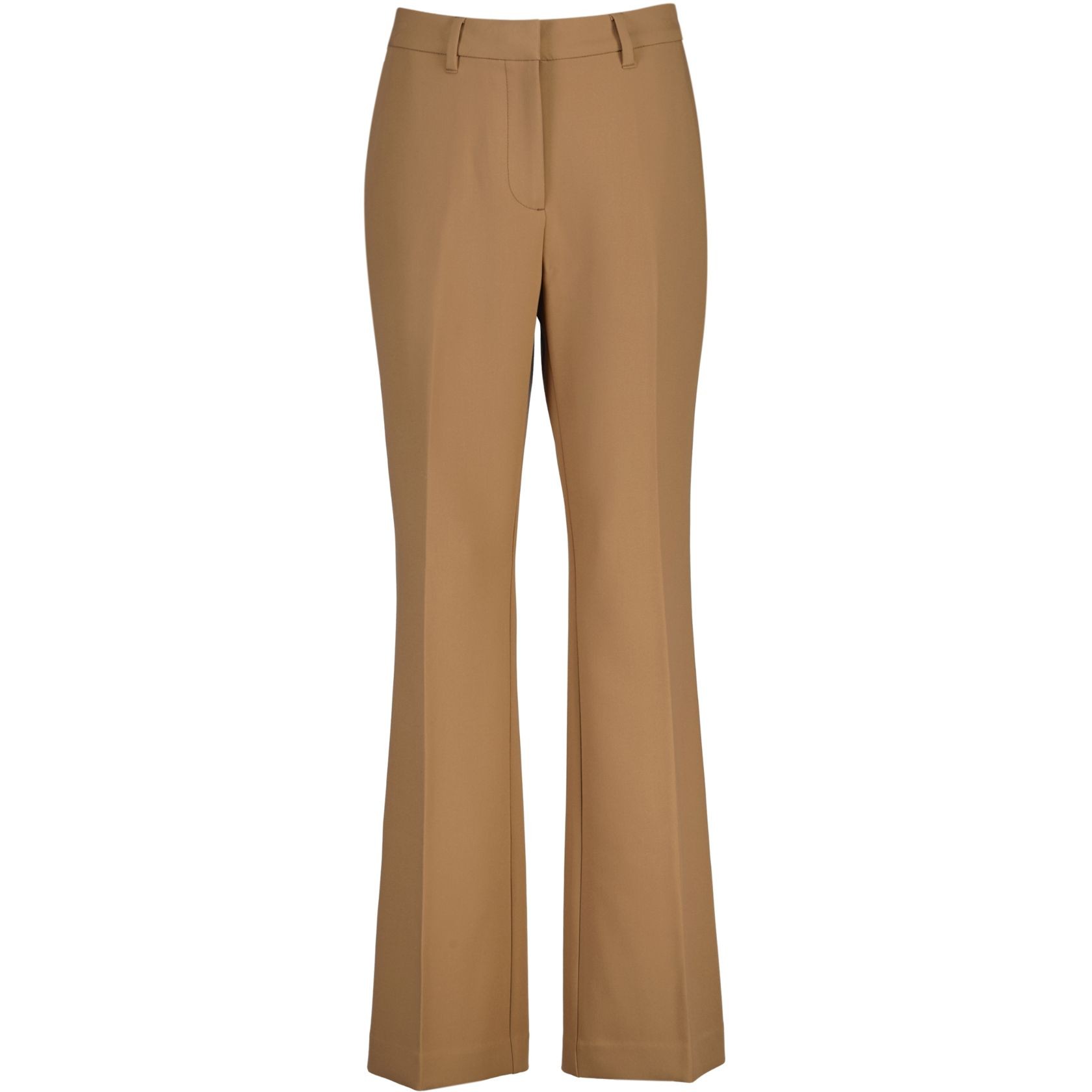 GANT Kelnės moterims, Chaki, slim flare slack 1