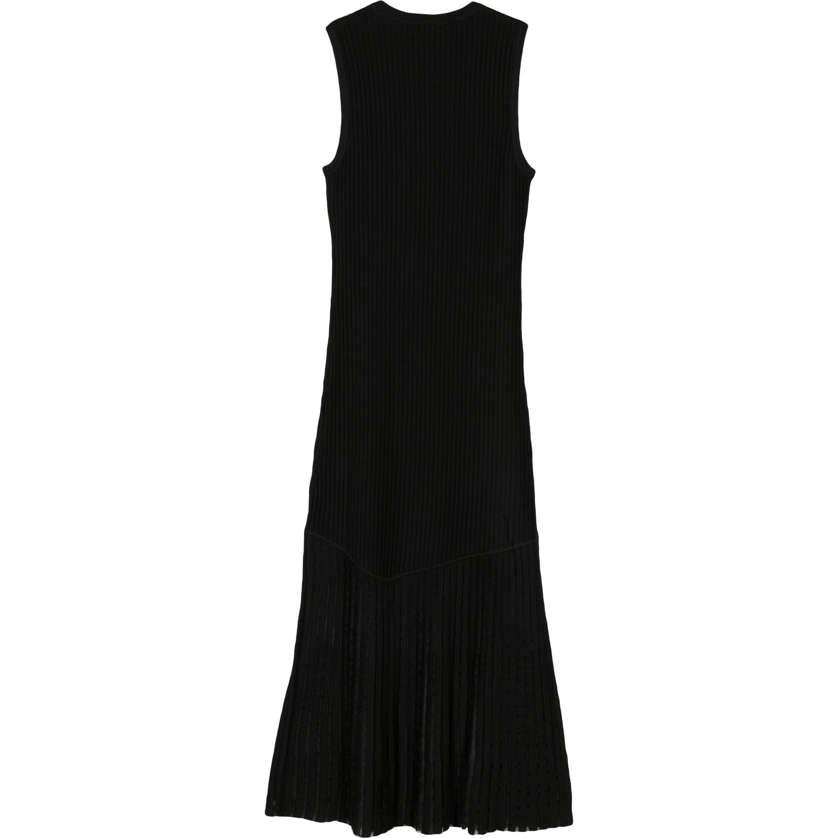 DKNY Maxi suknelė moterims, Juoda, S/l ribbed knit maxi dress 2