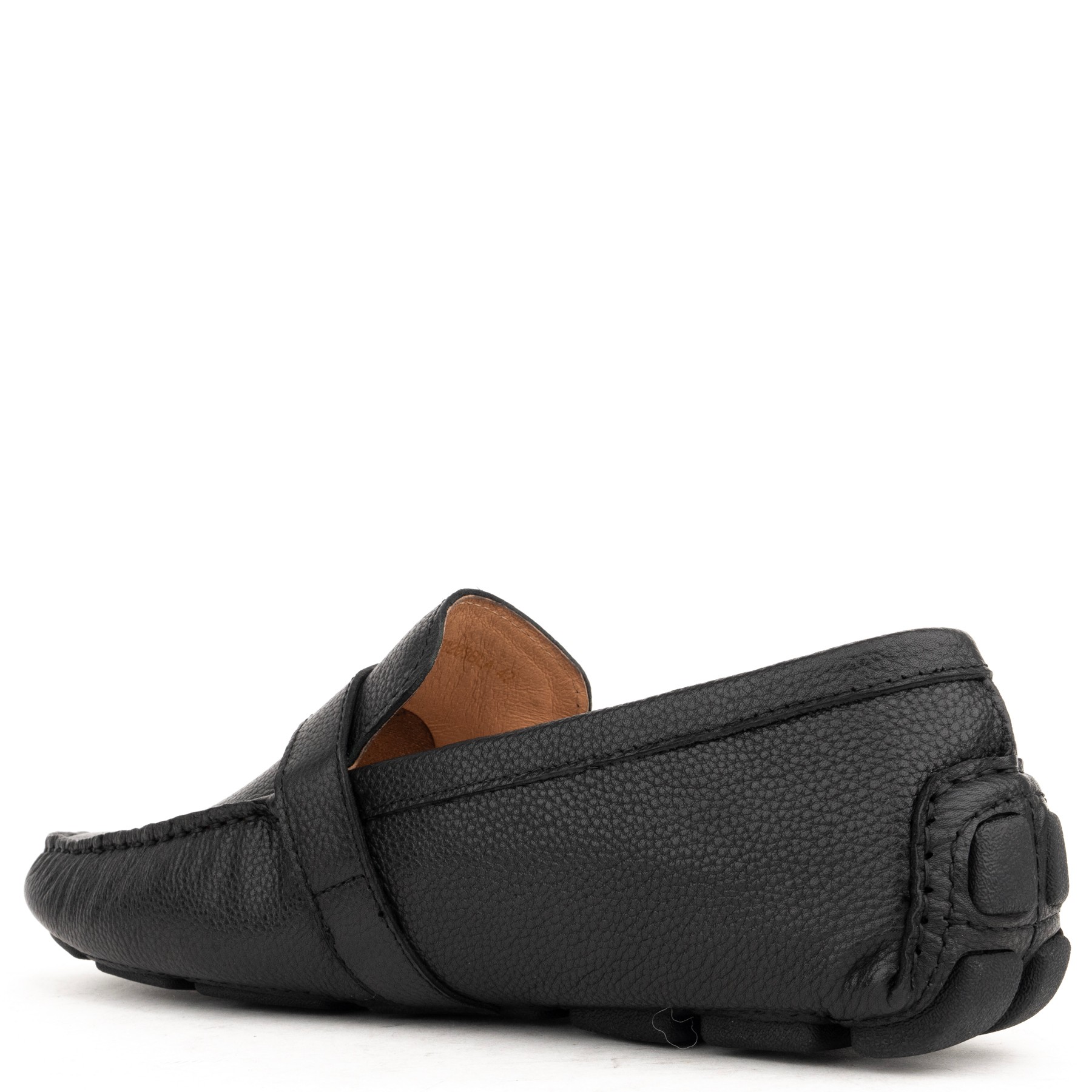 SERGIO MORETTI Mokasinai vyrams, Juoda, Mocasins 3