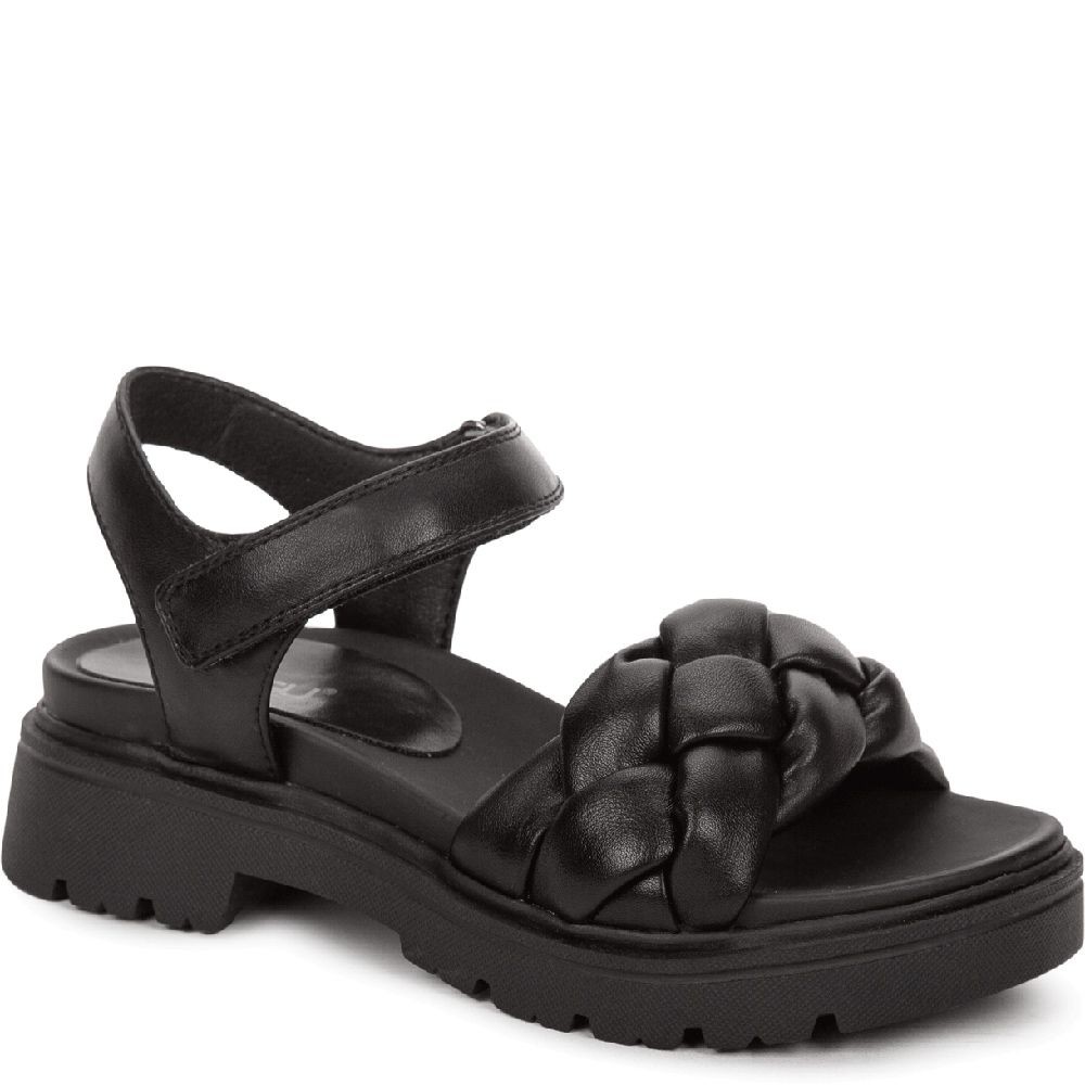 BETSY Basutės mergaitėms, Juoda, SANDALS