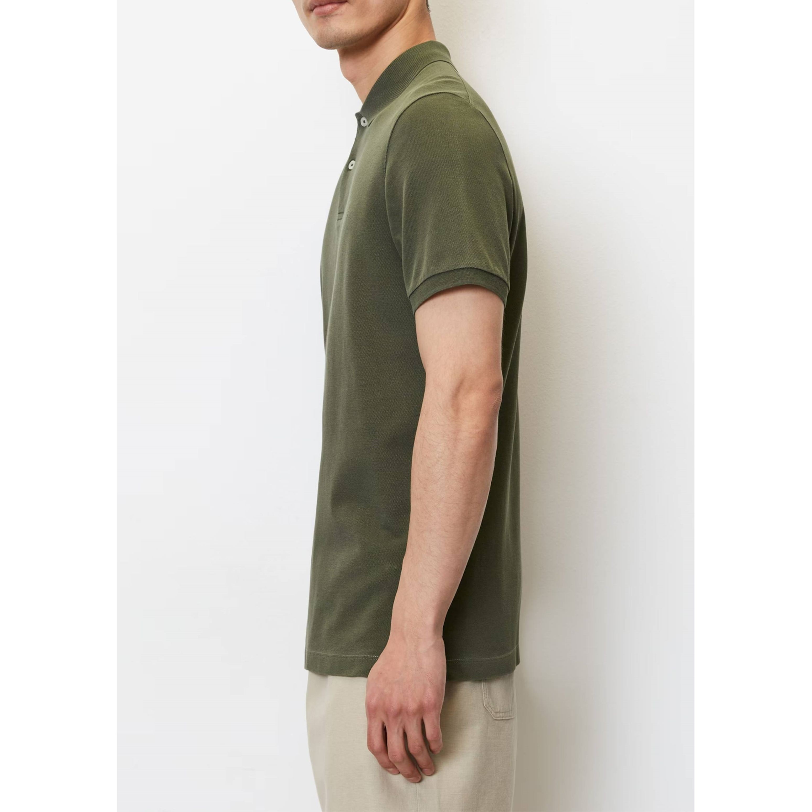 MARC O'POLO Polo marškiniai trumpos rank. vyrams, Žalia 4