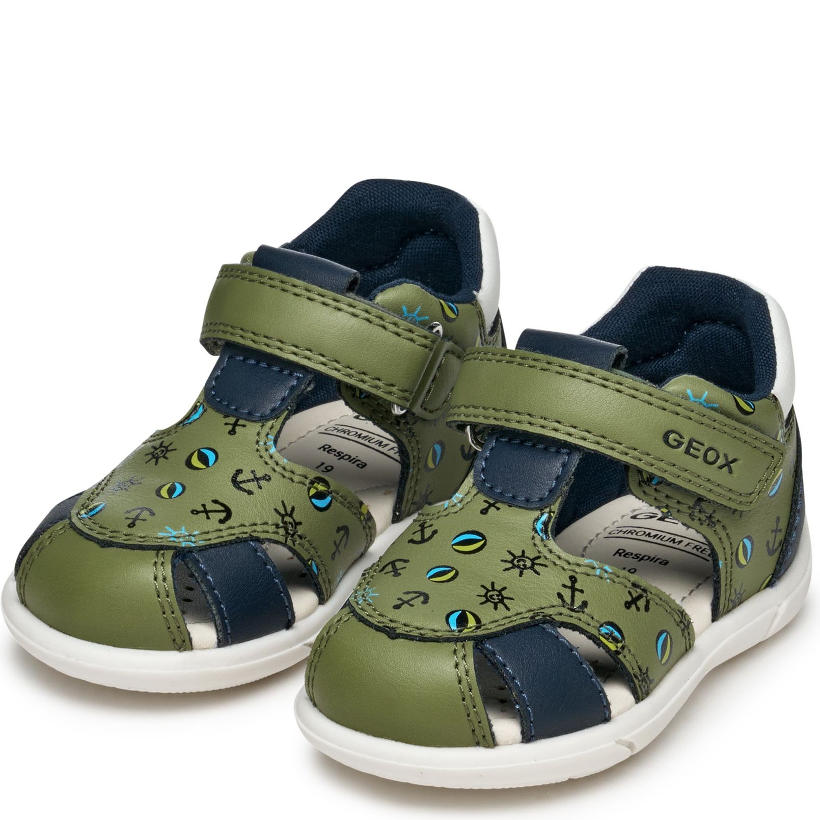 GEOX Basutės berniukams, Žalia, Zapito sandals 2