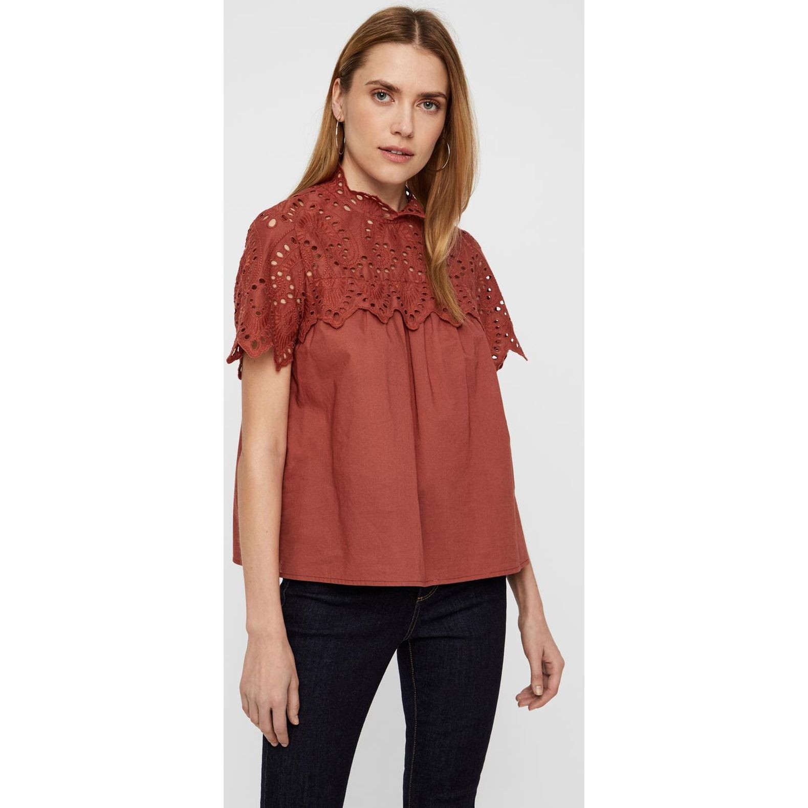 VERO MODA Palaidinės moterims, Ruda, VMVAY SS HIGHNEC 2