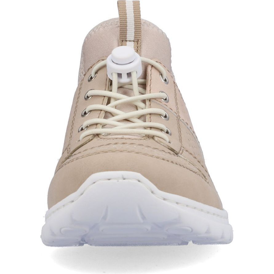 RIEKER Laisvalaikio bateliai moterims, Smėlio, Slipper 6