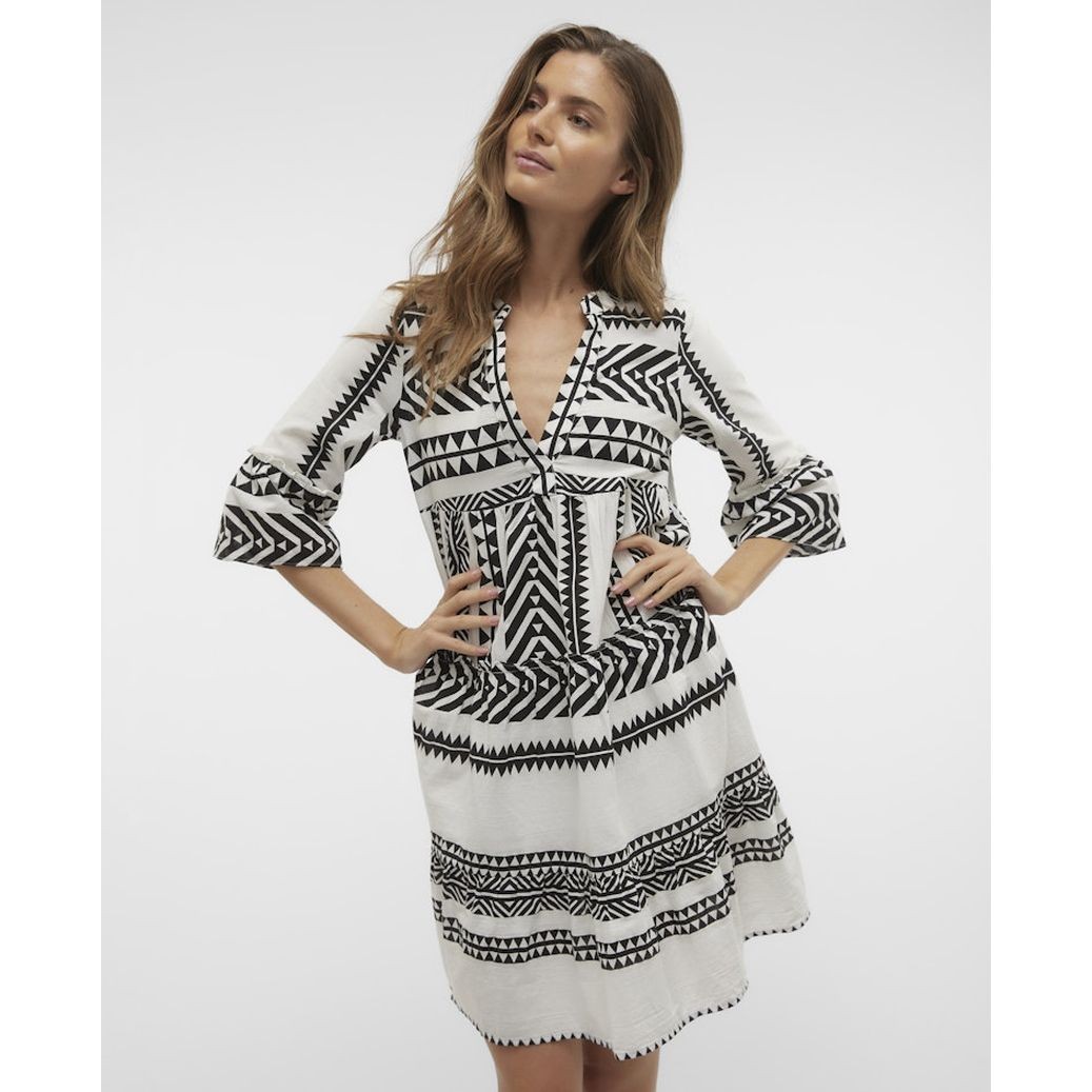 VERO MODA Midi suknelė moterims, Balta, Vmdicthe midi dress 6