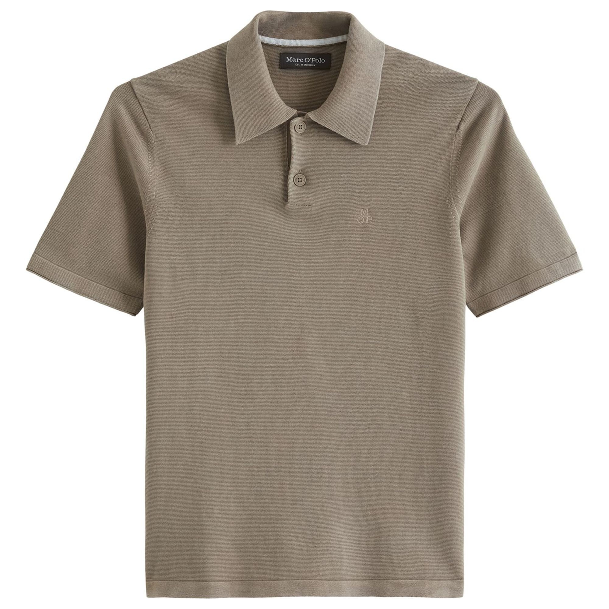 MARC O'POLO Polo marškiniai trumpos rank. vyrams, Pilka, 5000012740 Polo short