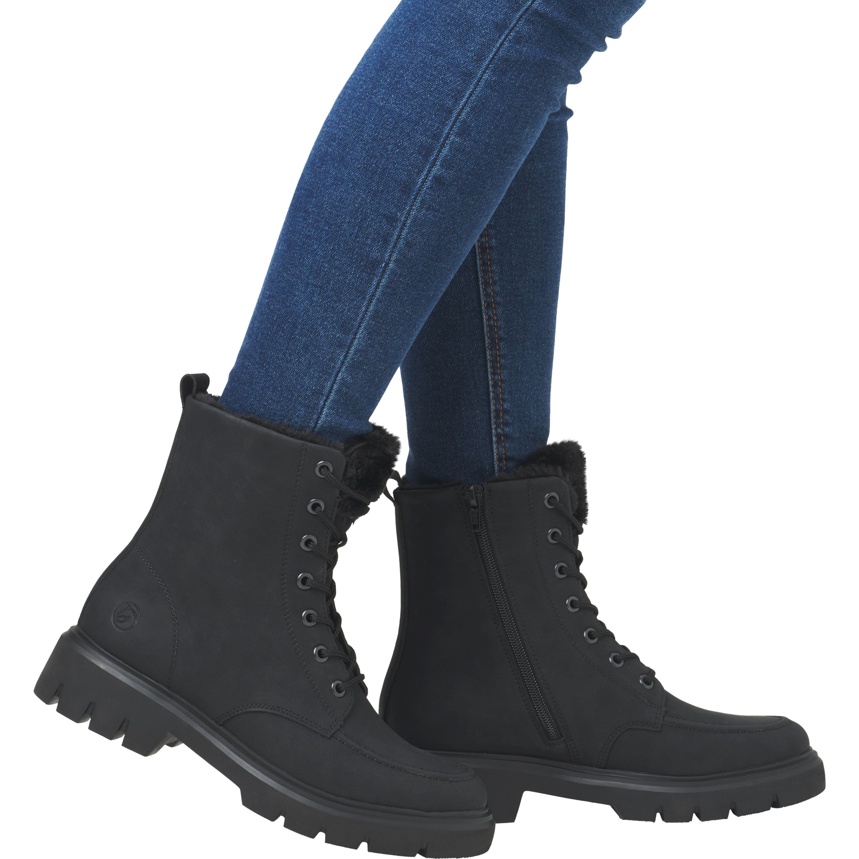 REMONTE Aulinukai moterims, Juoda, Ladies mid height boots 2