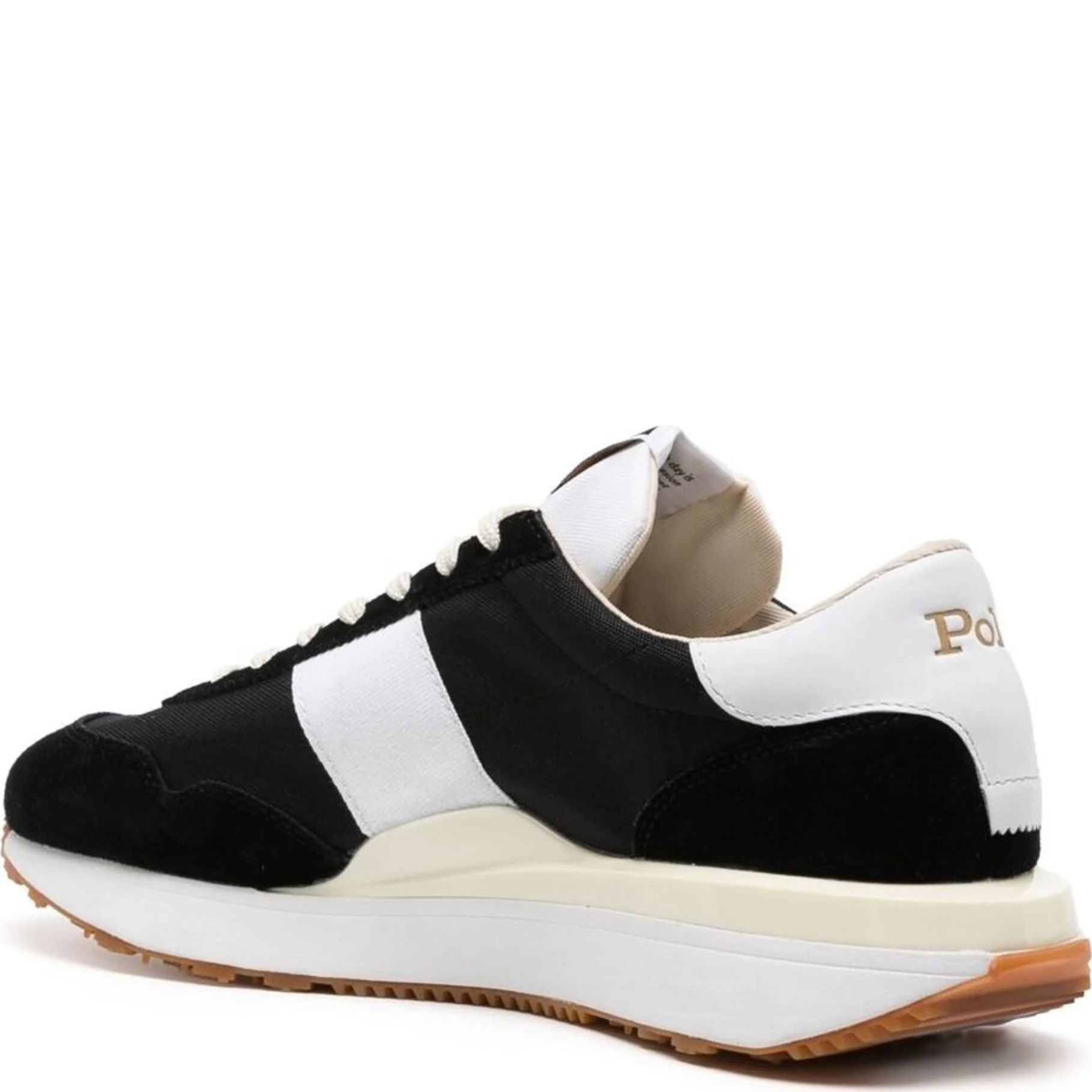 POLO RALPH LAUREN Laisvalaikio bateliai vyrams, Juoda, Train 89 low top lace sneakers 3