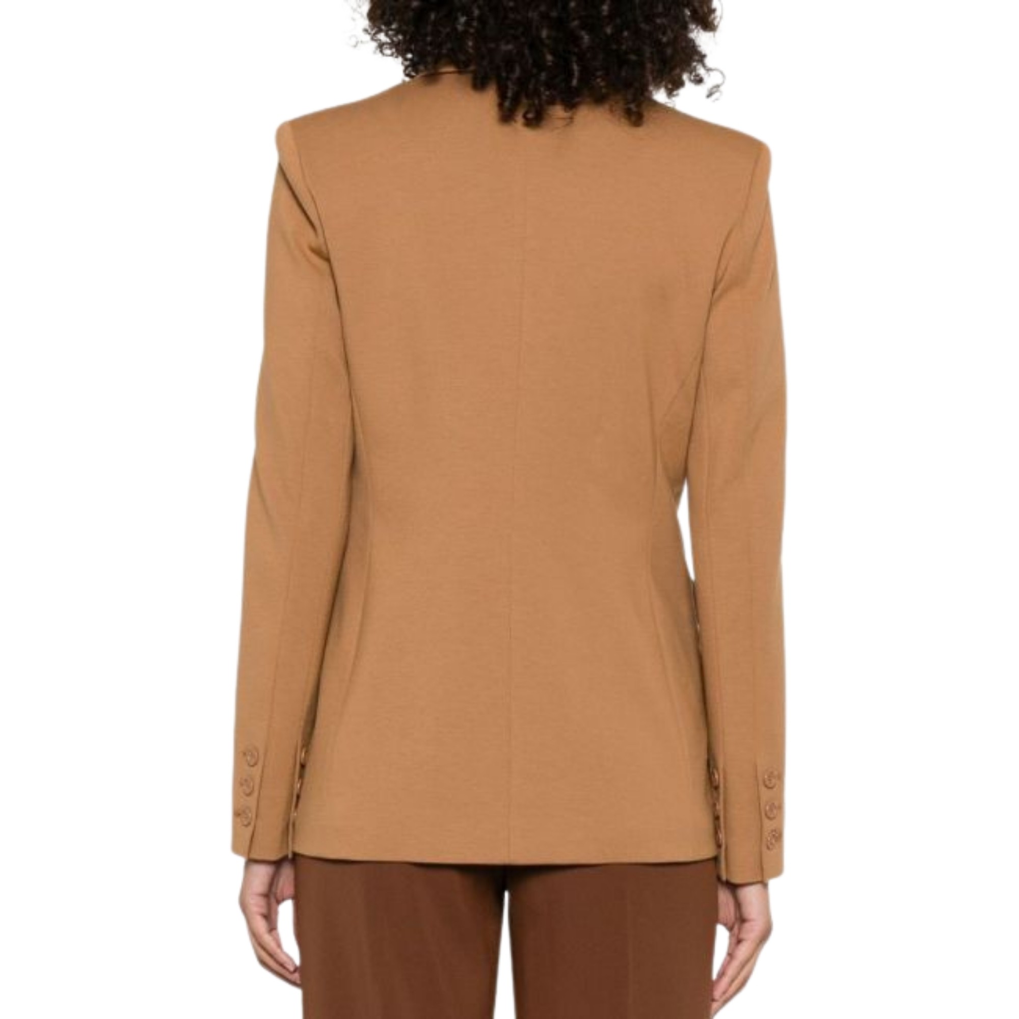 PINKO Švarkas moterims, Smėlio, Ruota jacket 4