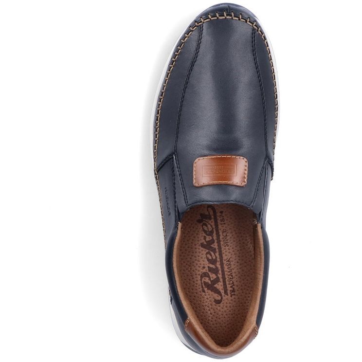 RIEKER Klasikiniai batai vyrams, Mėlyna, FORMAL 4