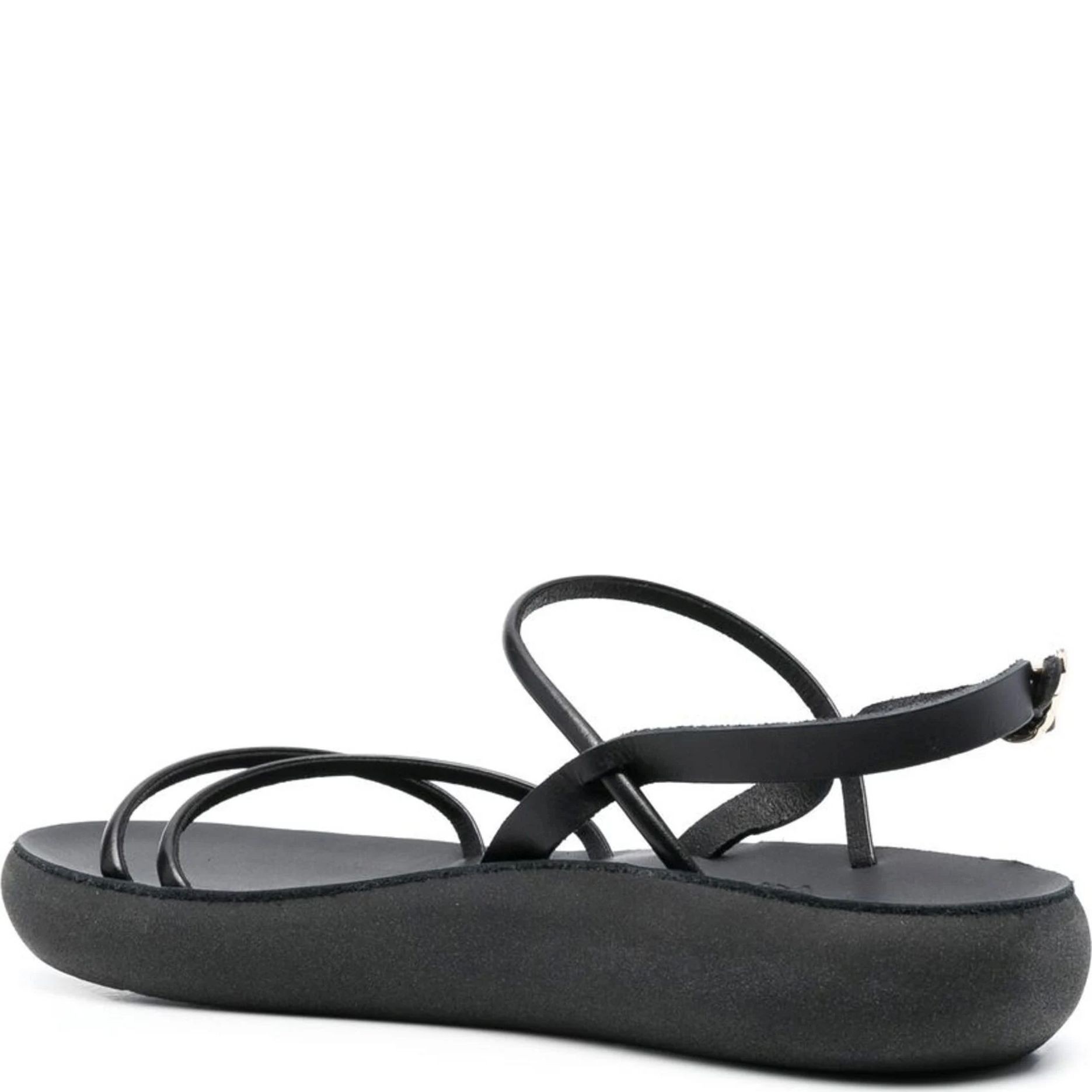 ANCIENT GREEK SANDAL Basutės moterims, Juoda, Polis synthetic leather 3