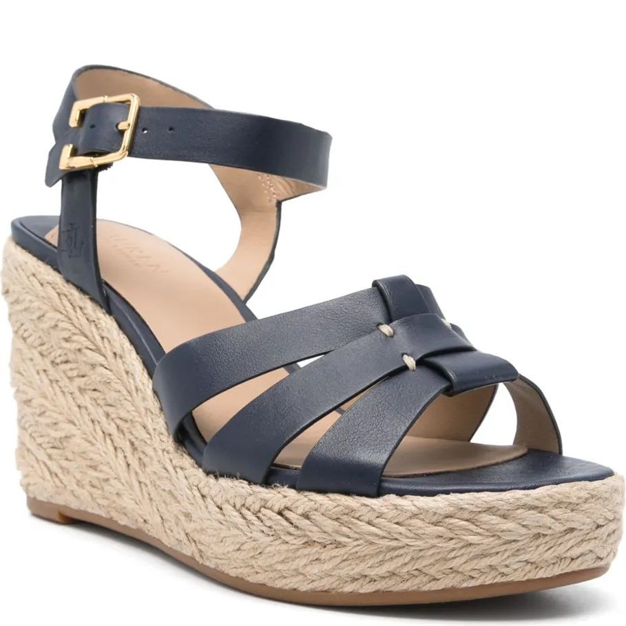 LAUREN RALPH LAUREN Espadrilės moterims, Mėlyna, Soffia espdr espadrilles wedge 2