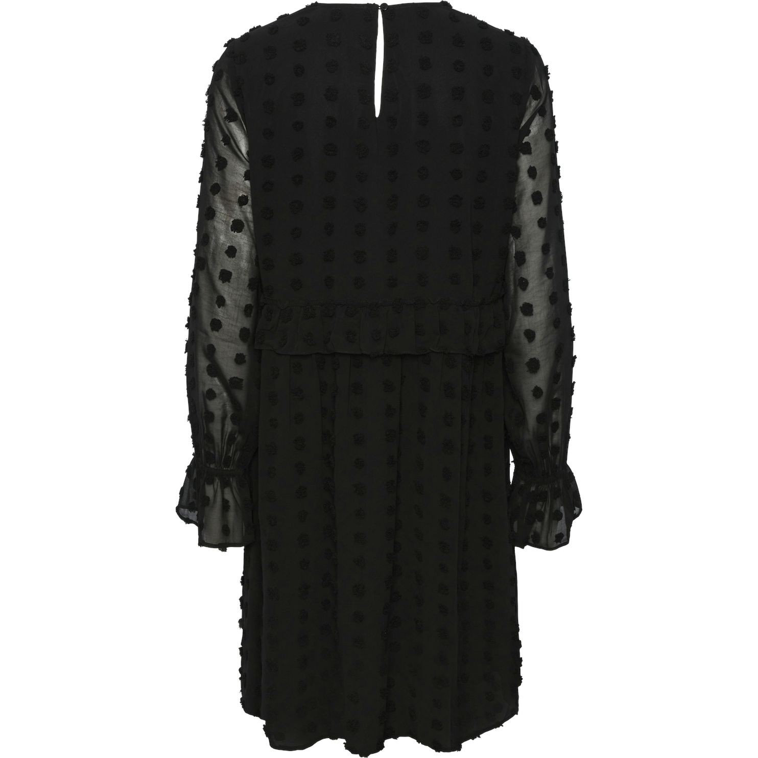 PIECES Midi suknelė moterims, Juoda, PCSYMMA LS DRESS 2