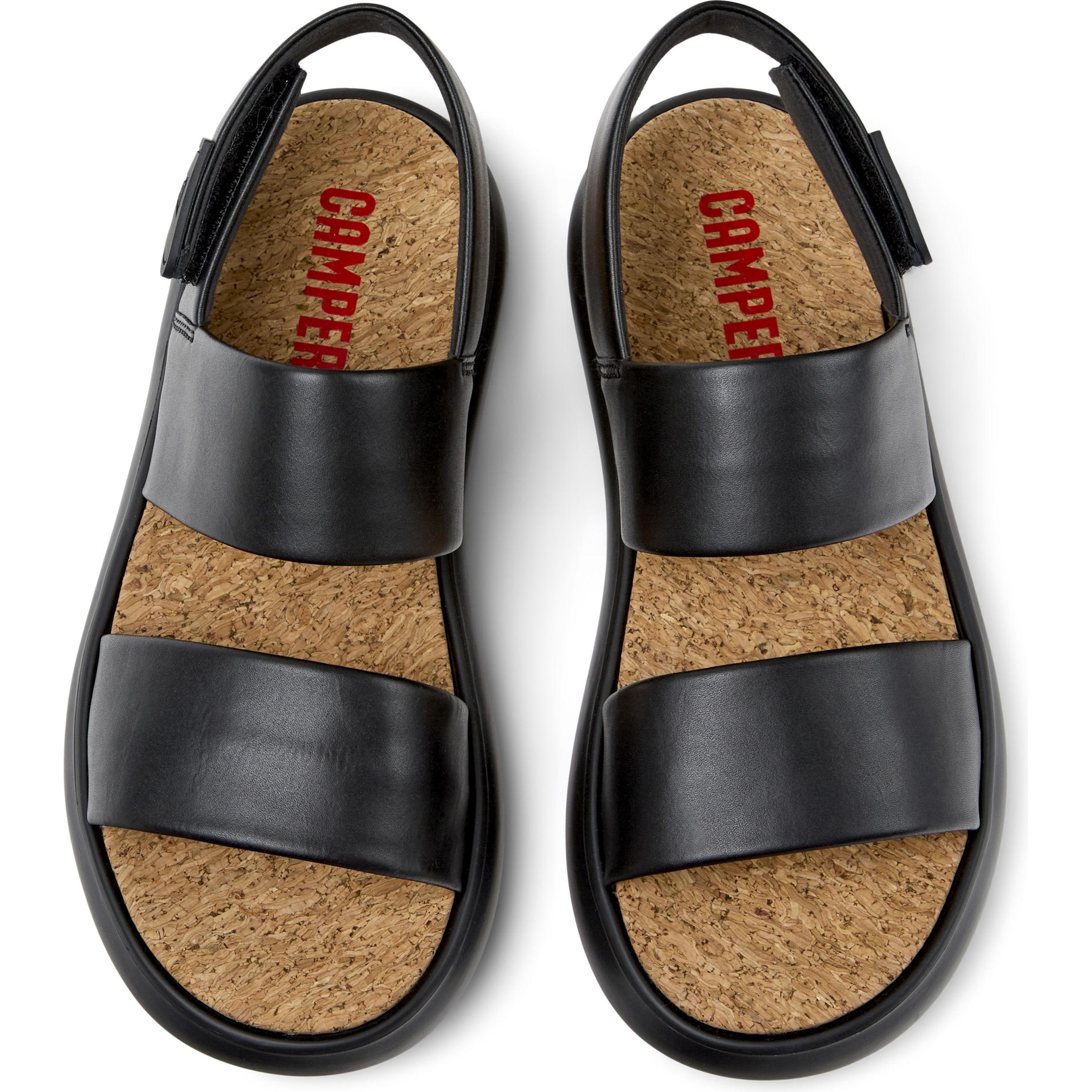 CAMPER Basutės moterims, Juoda, Lasted sandals 5