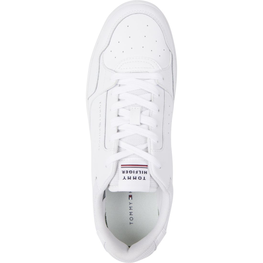 TOMMY HILFIGER Sportiniai bateliai vyrams, Balta, Basket core sport shoe 4