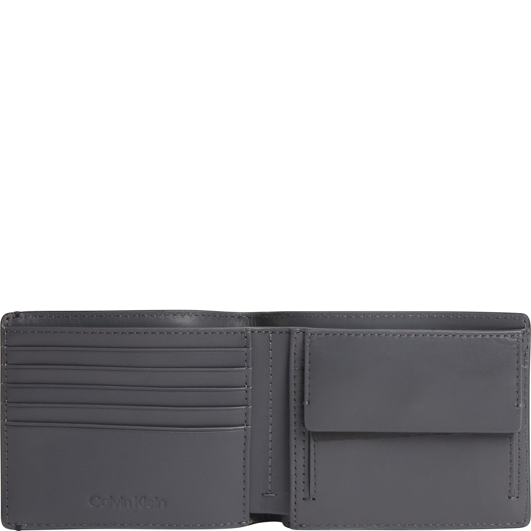 CALVIN KLEIN Piniginė vyrams, Juoda, Bifold 5cc w/coin wallet 2