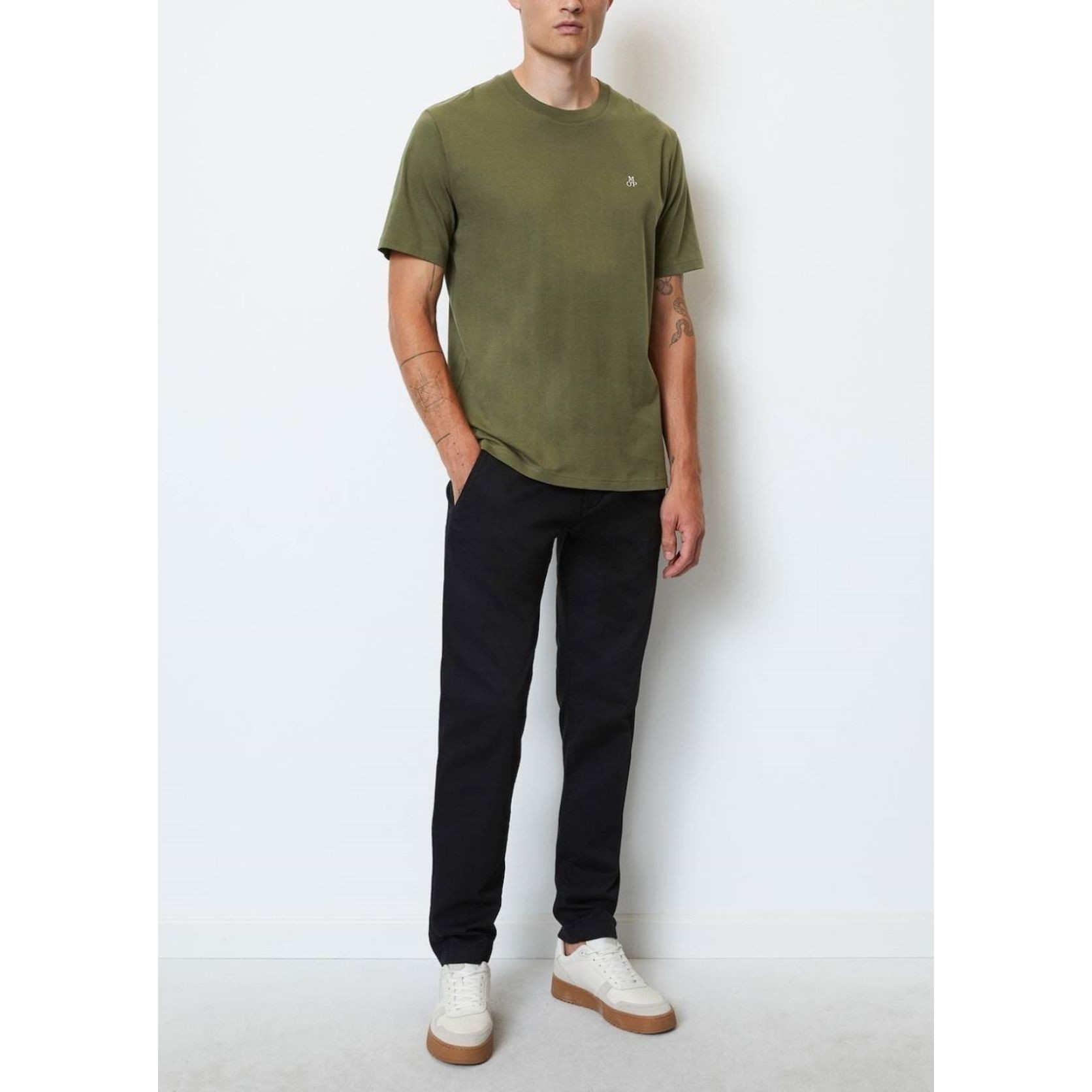 MARC O'POLO Marškinėliai vyrams, Žalia 2