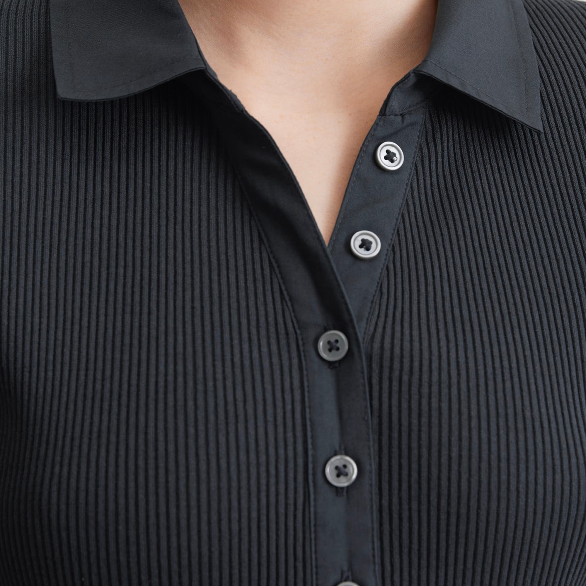 MARC O'POLO Polo marškiniai trumpos rank. moterims, Mėlyna, 506215653001 Polo short 3