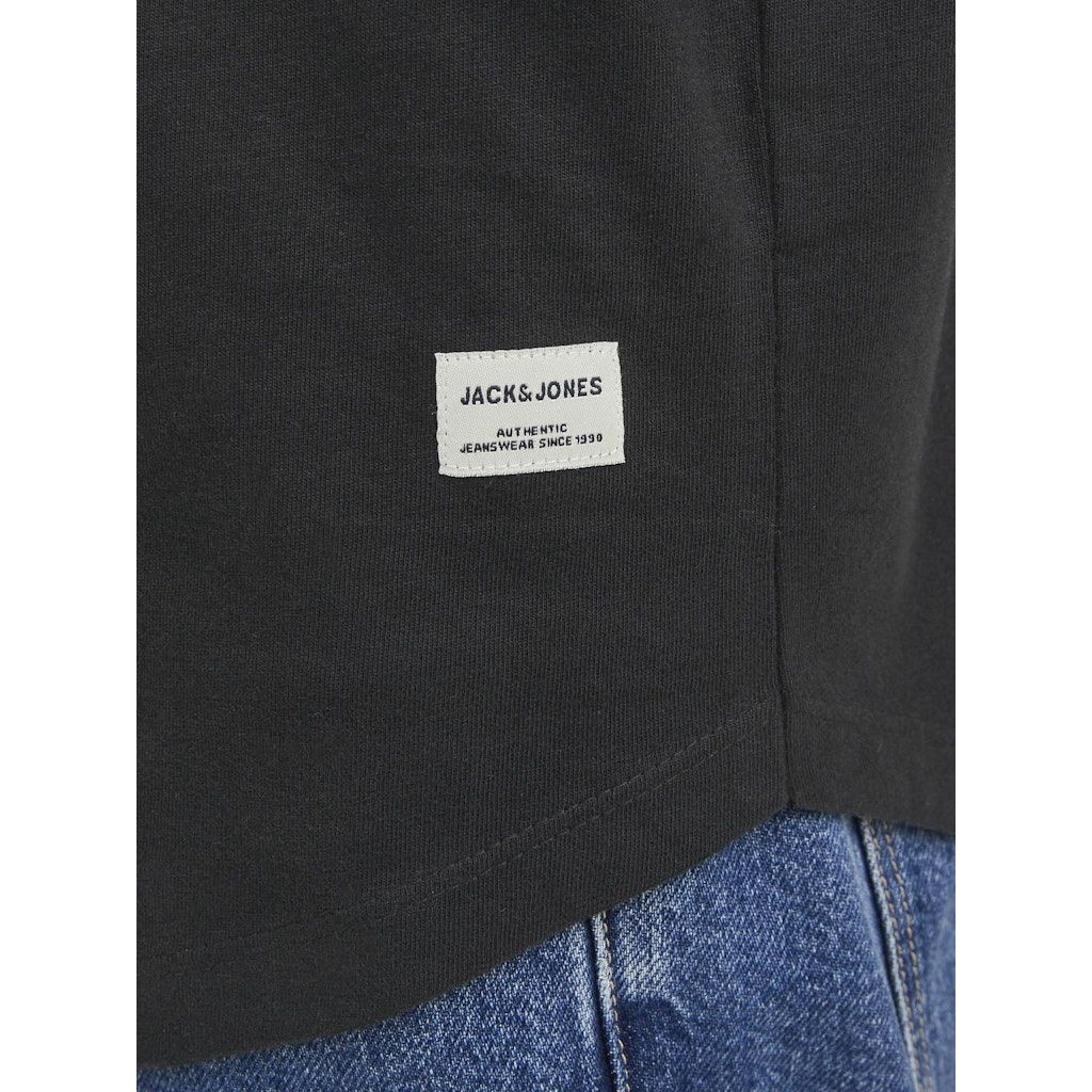 JACK & JONES Marškinėliai ilgom. rankovėmis vyrams, Juoda, Noa tee o-neck 3