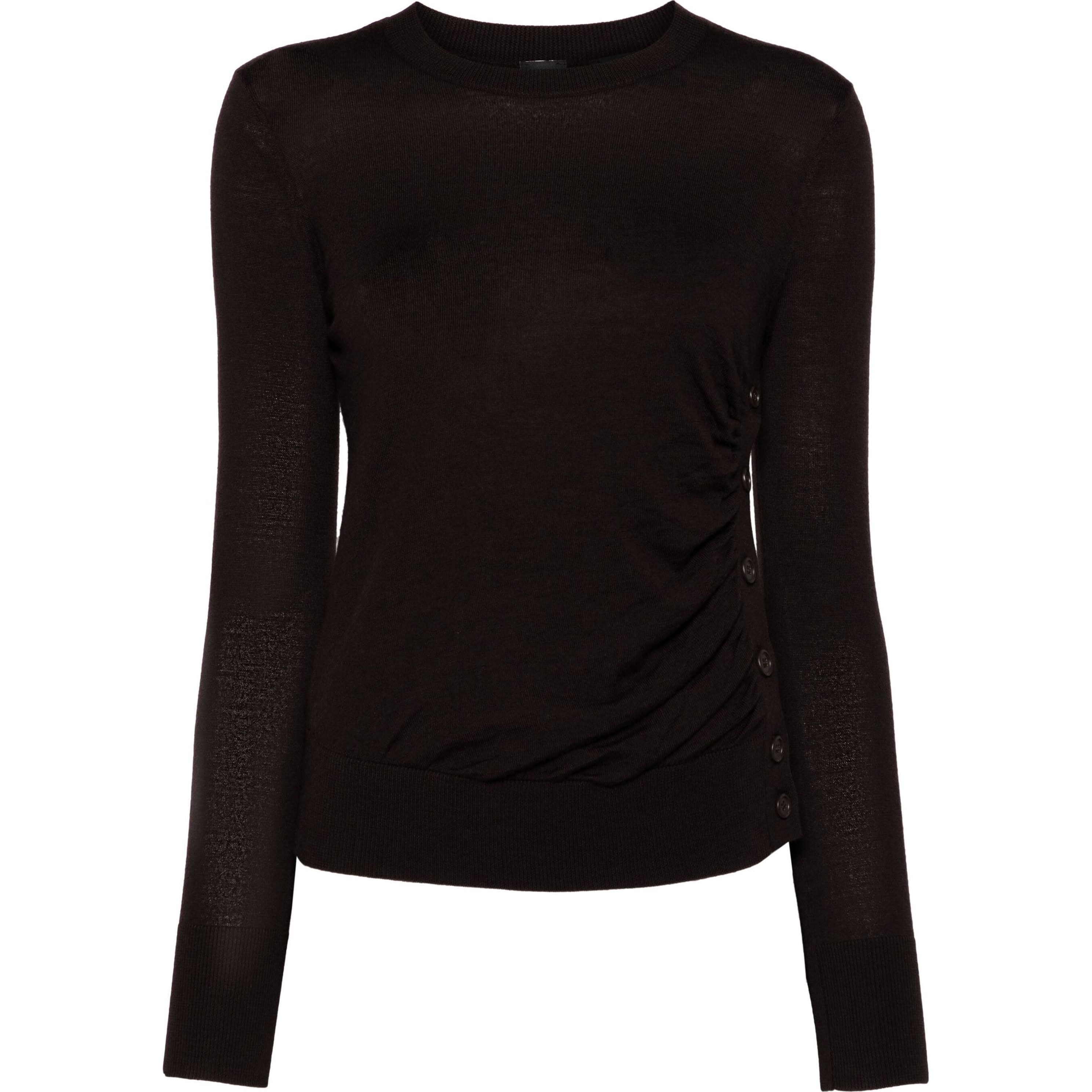 PINKO Palaidinės moterims, Ruda, Diraspatura wool top