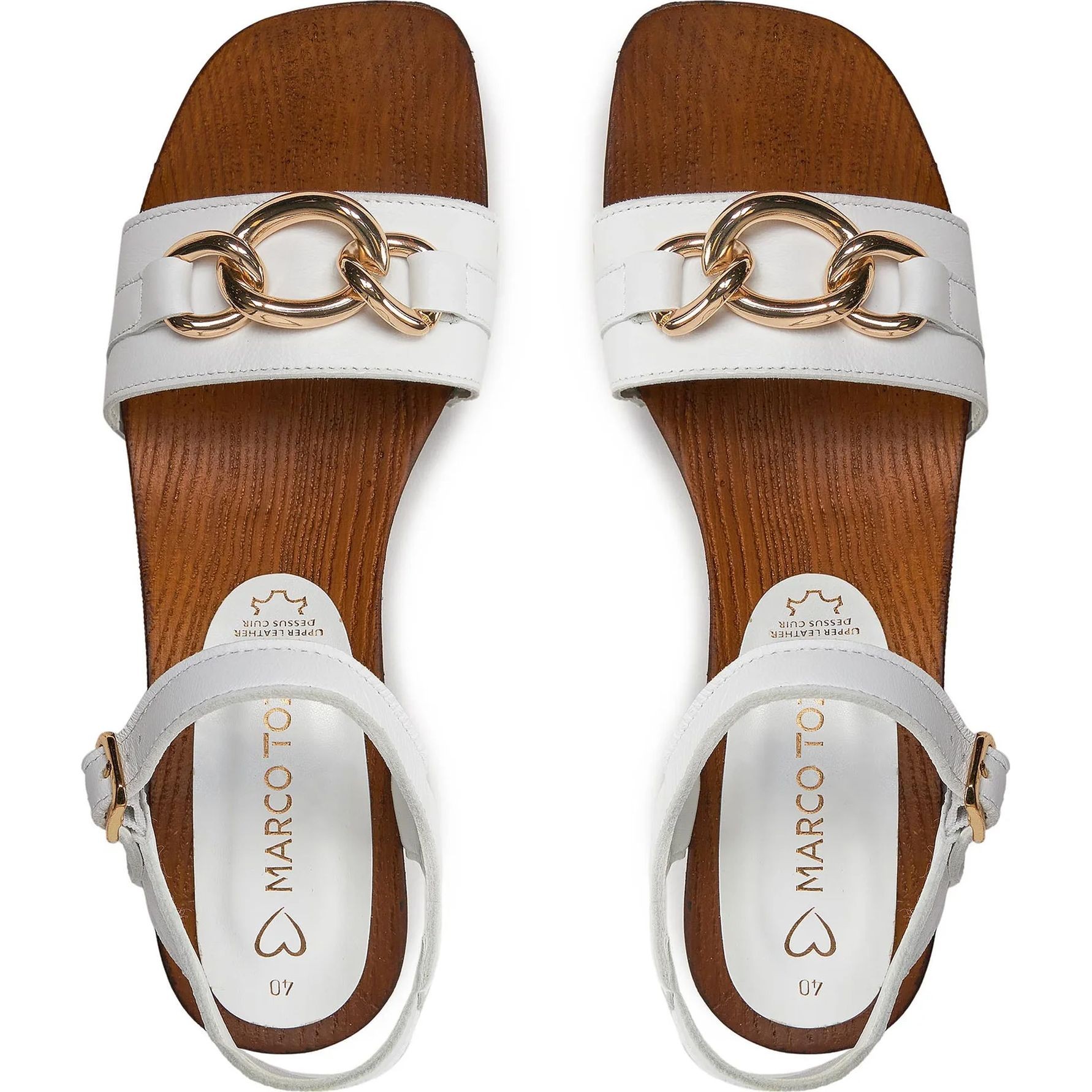 MARCO TOZZI Basutės moterims, Balta, SANDALS 5