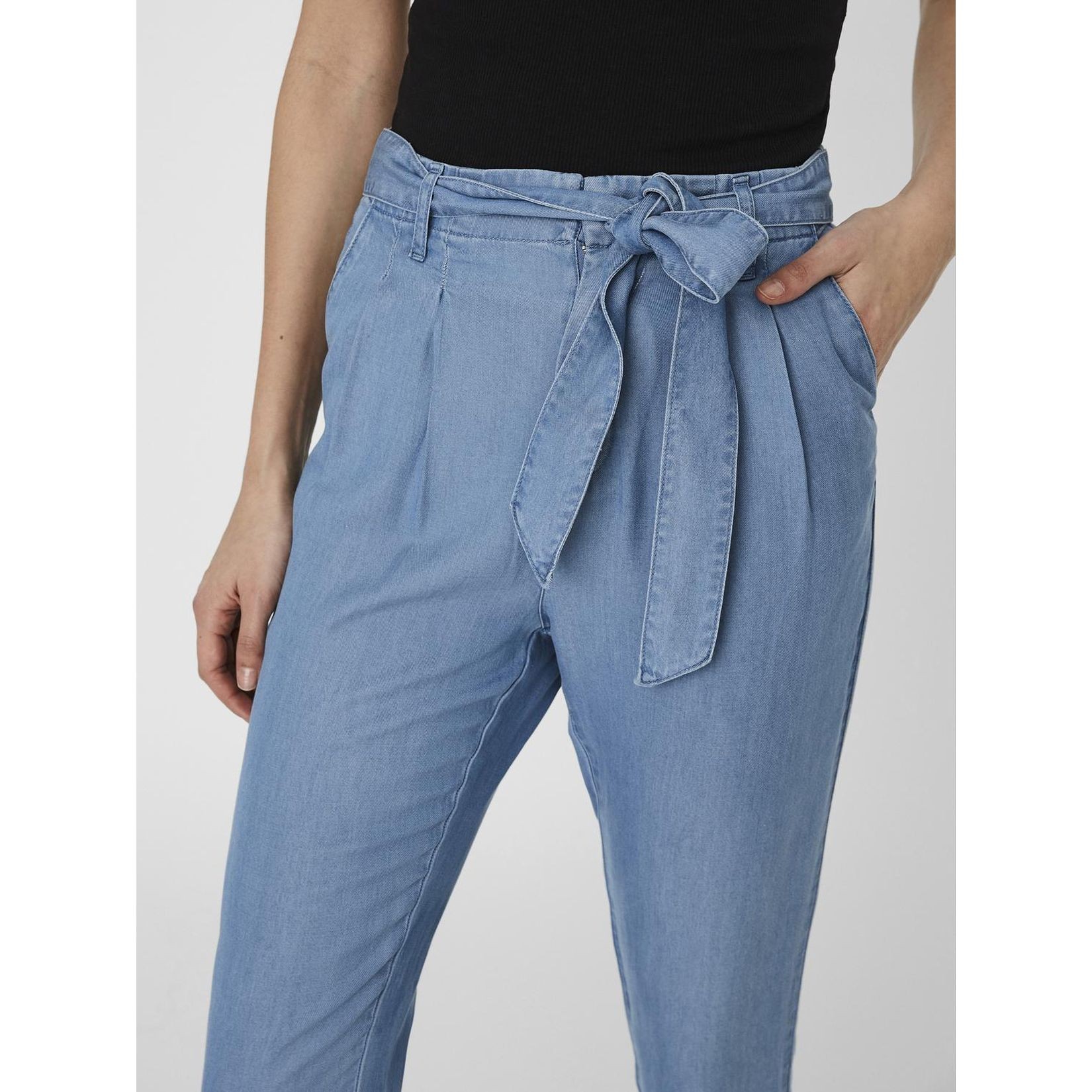 VERO MODA Kelnės moterims, Mėlyna, VMMIA HR LOOSE T 6