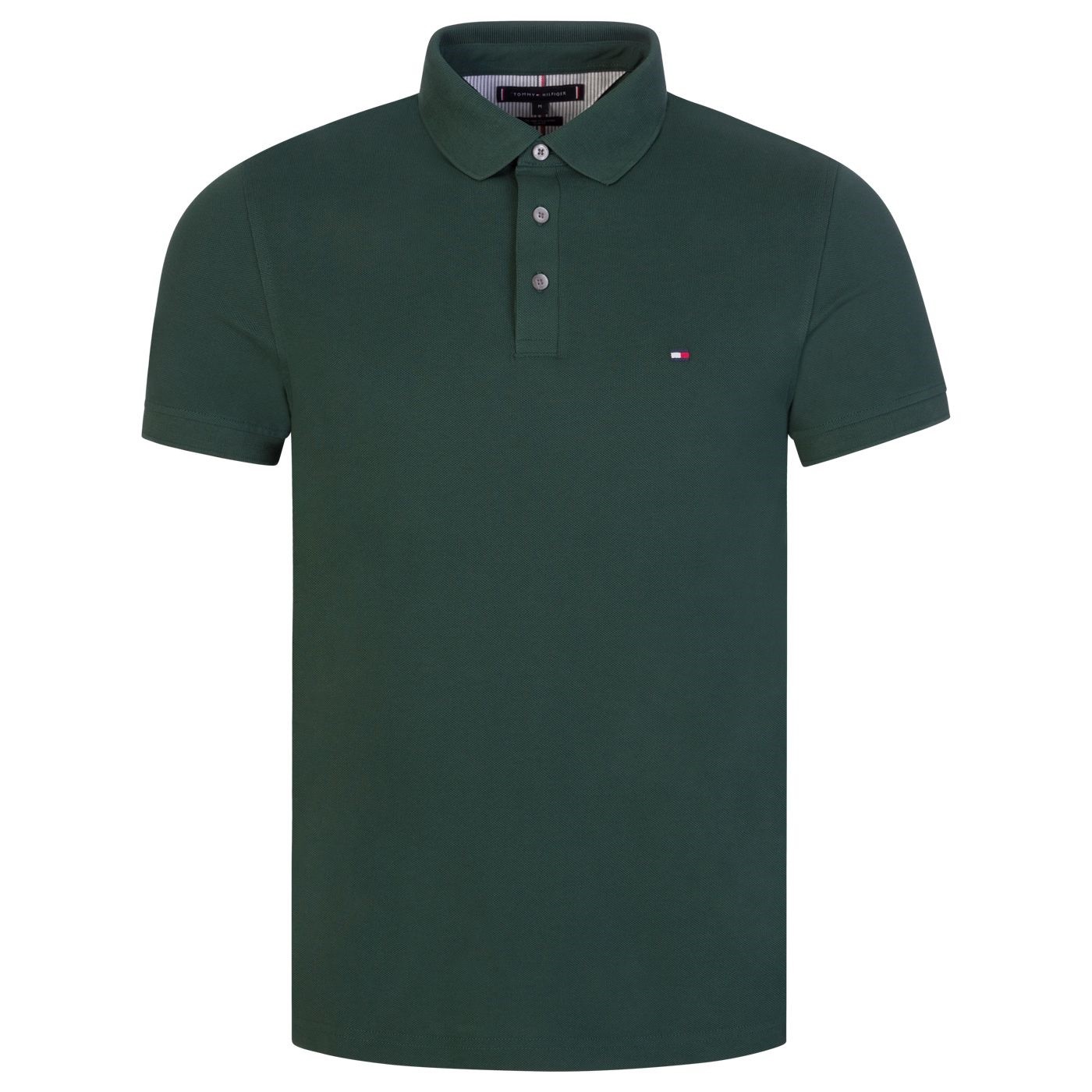 TOMMY HILFIGER Polo marškiniai trumpos rank. vyrams, Žalia, 1985 slim polo 1