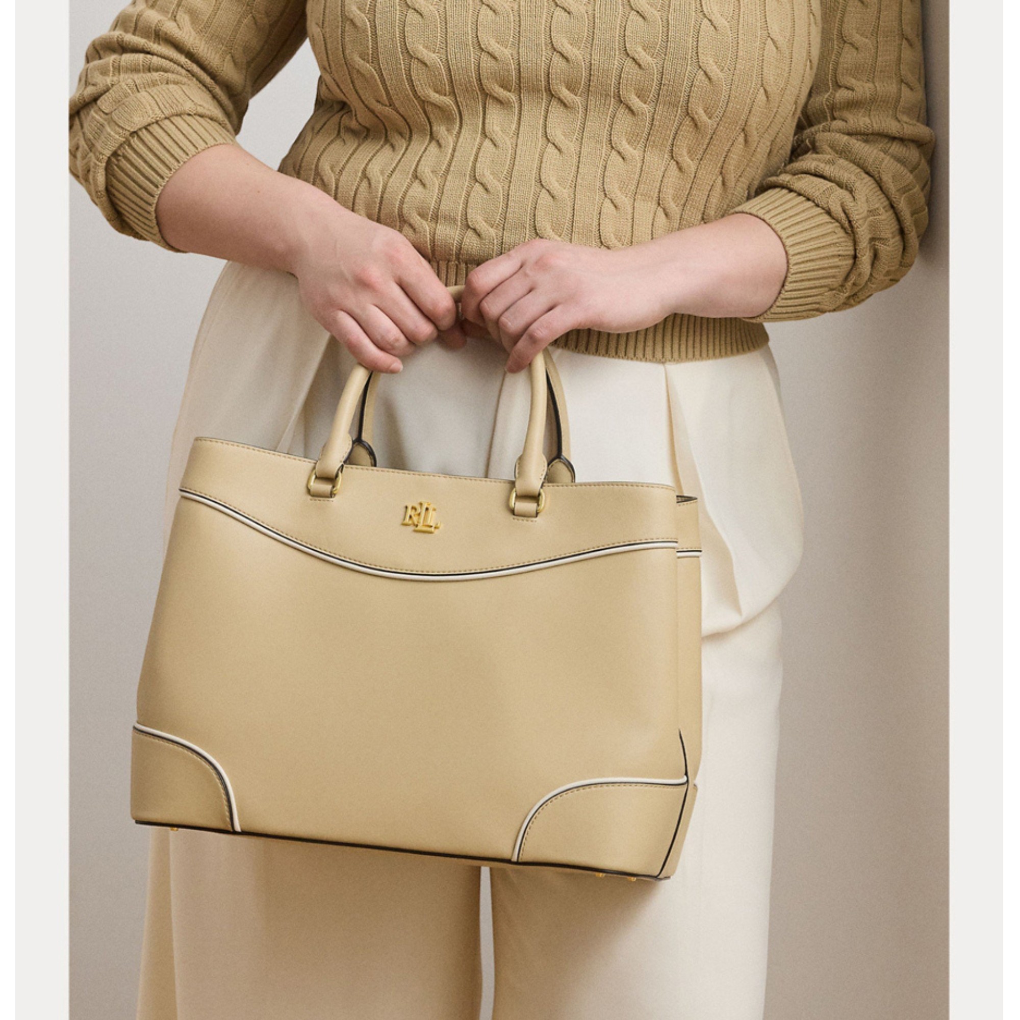 LAUREN RALPH LAUREN Pirkinių krepšys moterims, Marga, Marcy 36 satchel large bag 5