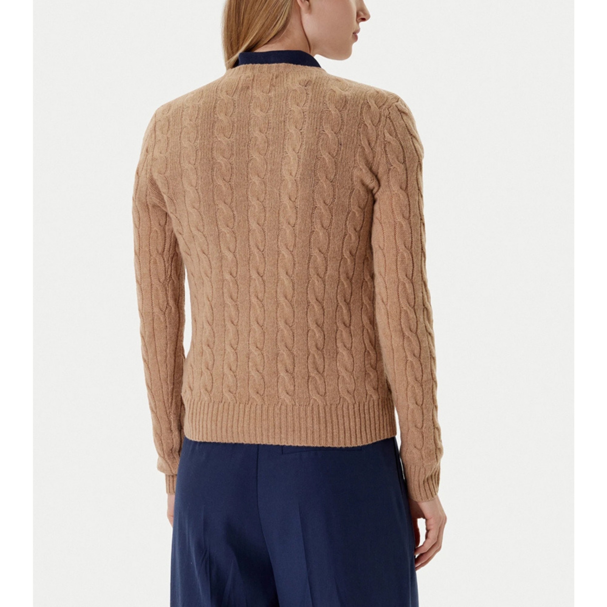 POLO RALPH LAUREN Megztinis moterims, Ruda, Julianna long sleeve pullover 5