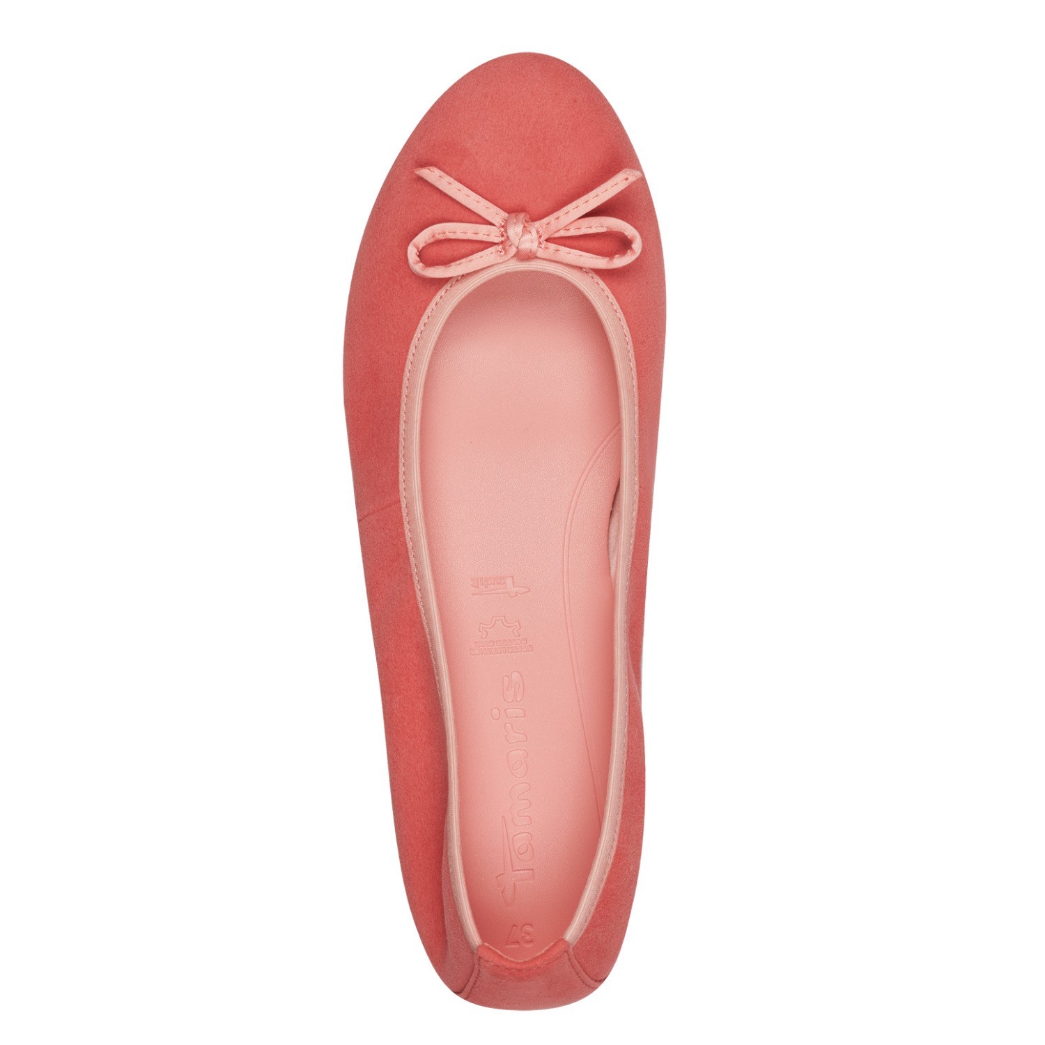 TAMARIS Balerinos moterims, Raudona, Ballerinas 5