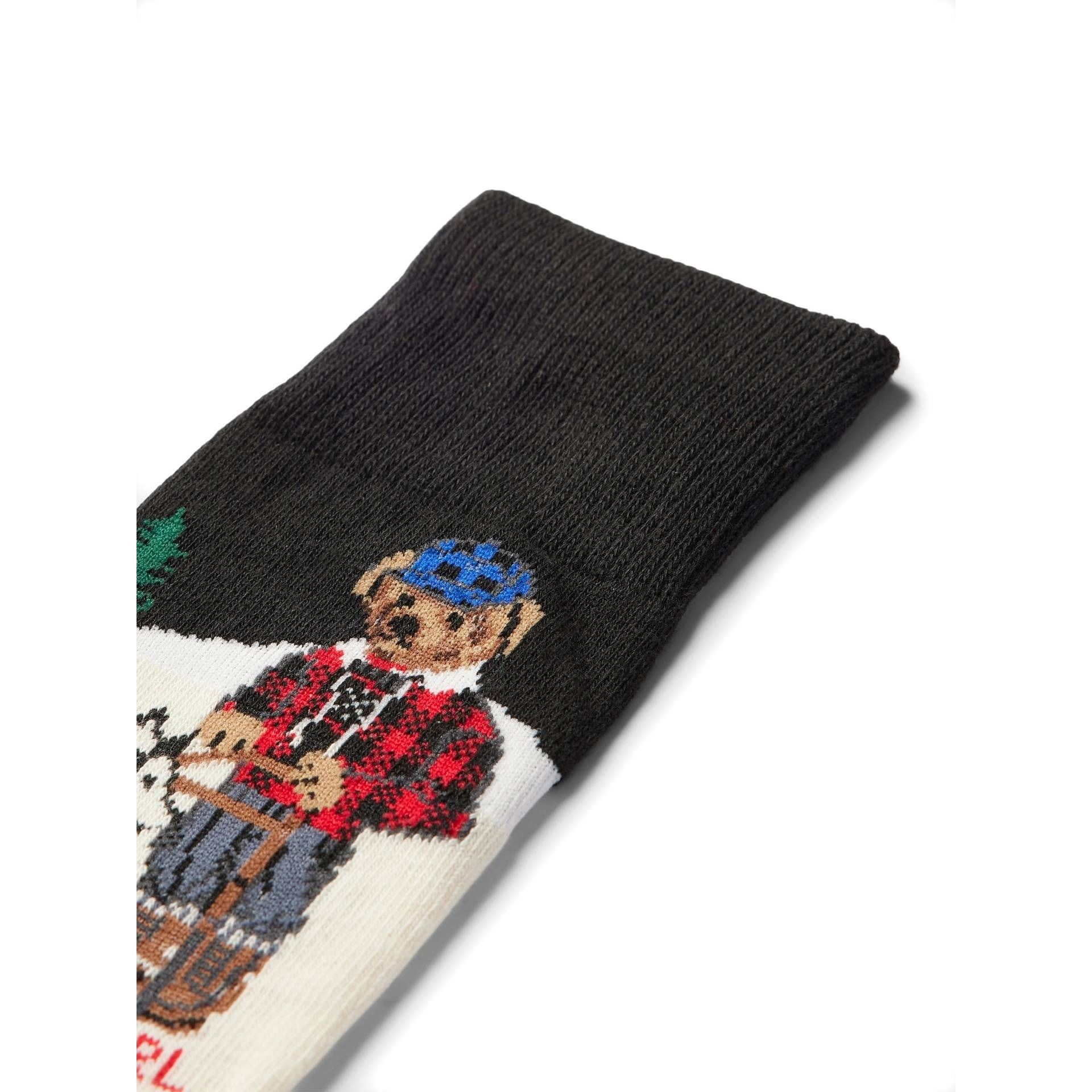 POLO RALPH LAUREN UW Kojinės vyrams, Marga, Tweed bear crew socks 2