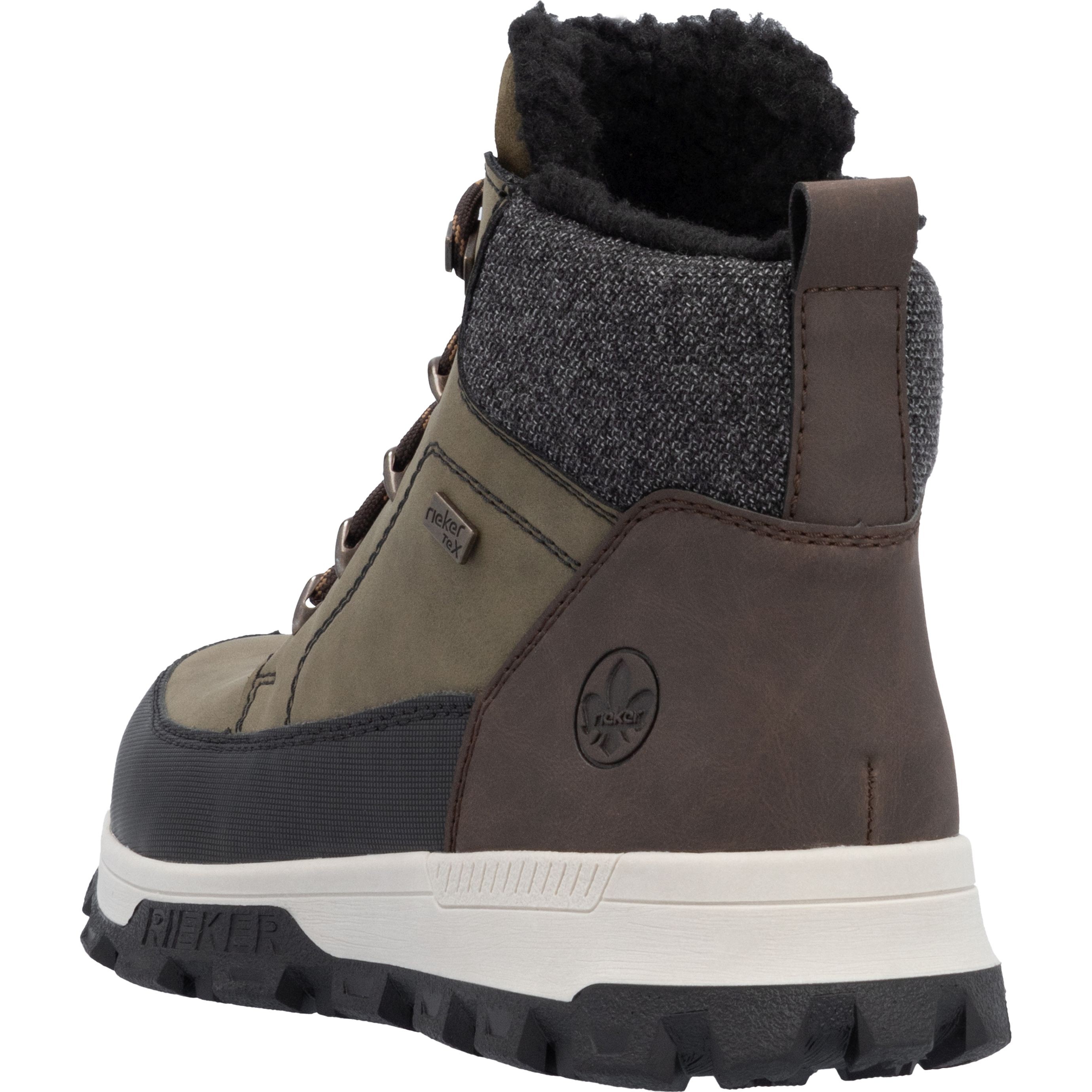 RIEKER Aulinukai vyrams, Žalia, Men's boots 6