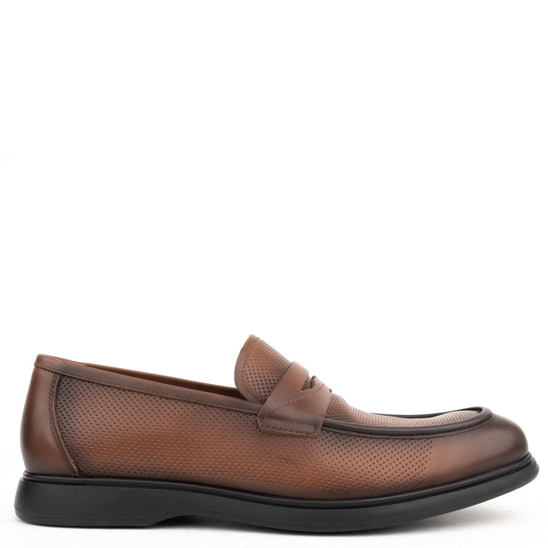 LA CONTE Loaferiai vyrams, Ruda, Loafers 2