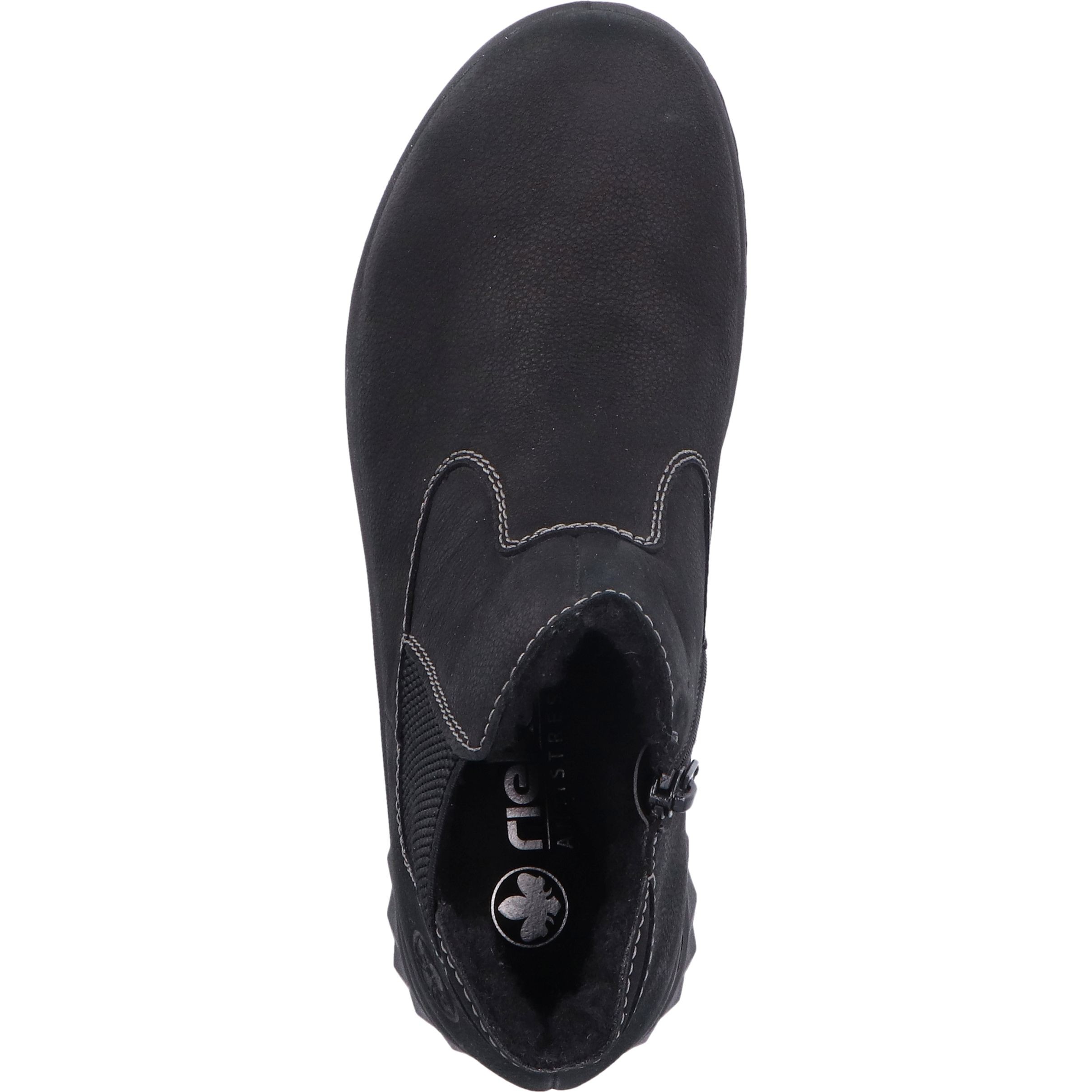 RIEKER Aulinukai moterims, Juoda, Ladies mid height boots 8