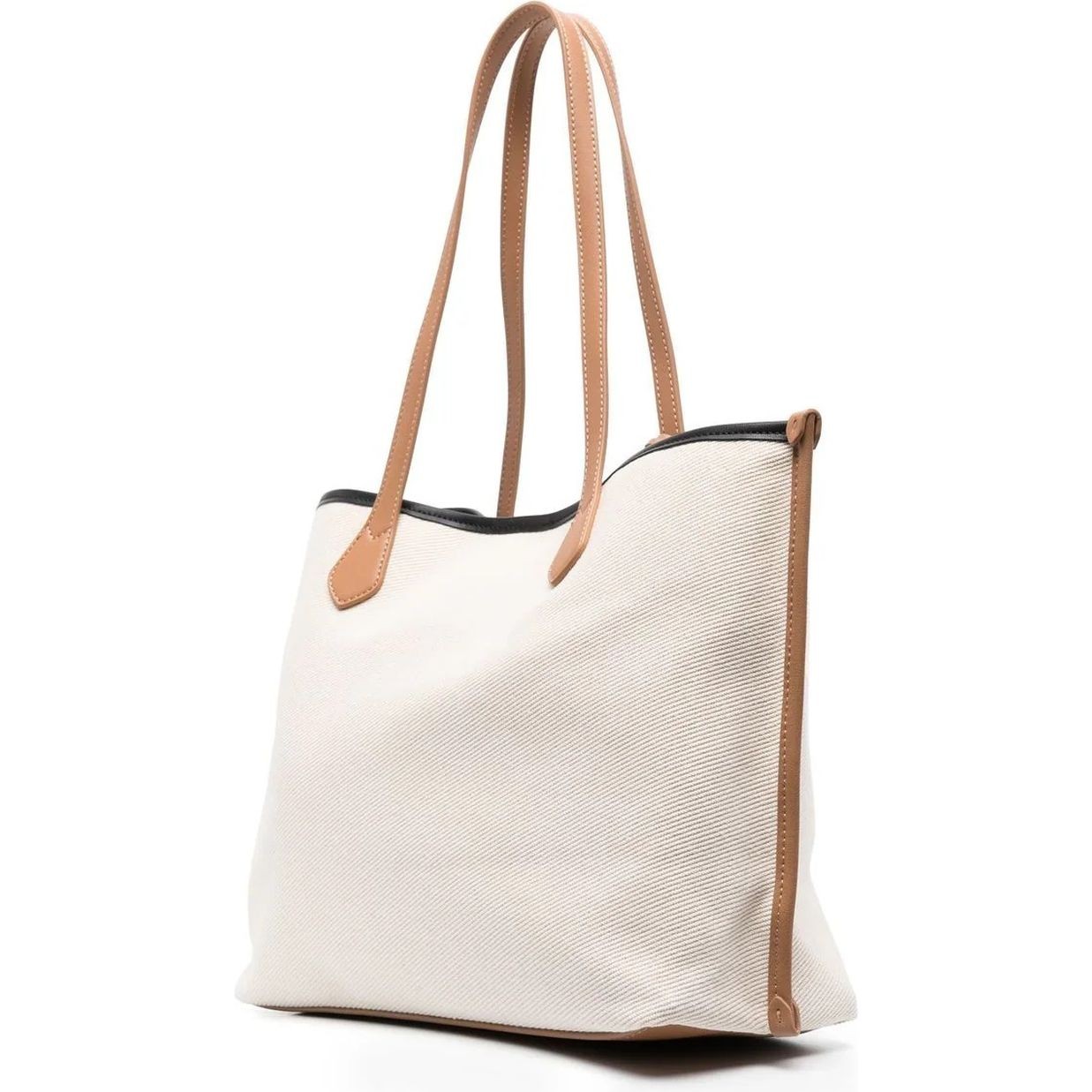 LOVE MOSCHINO Pirkinių krepšys moterims, Juoda, Canvas tote bag 2