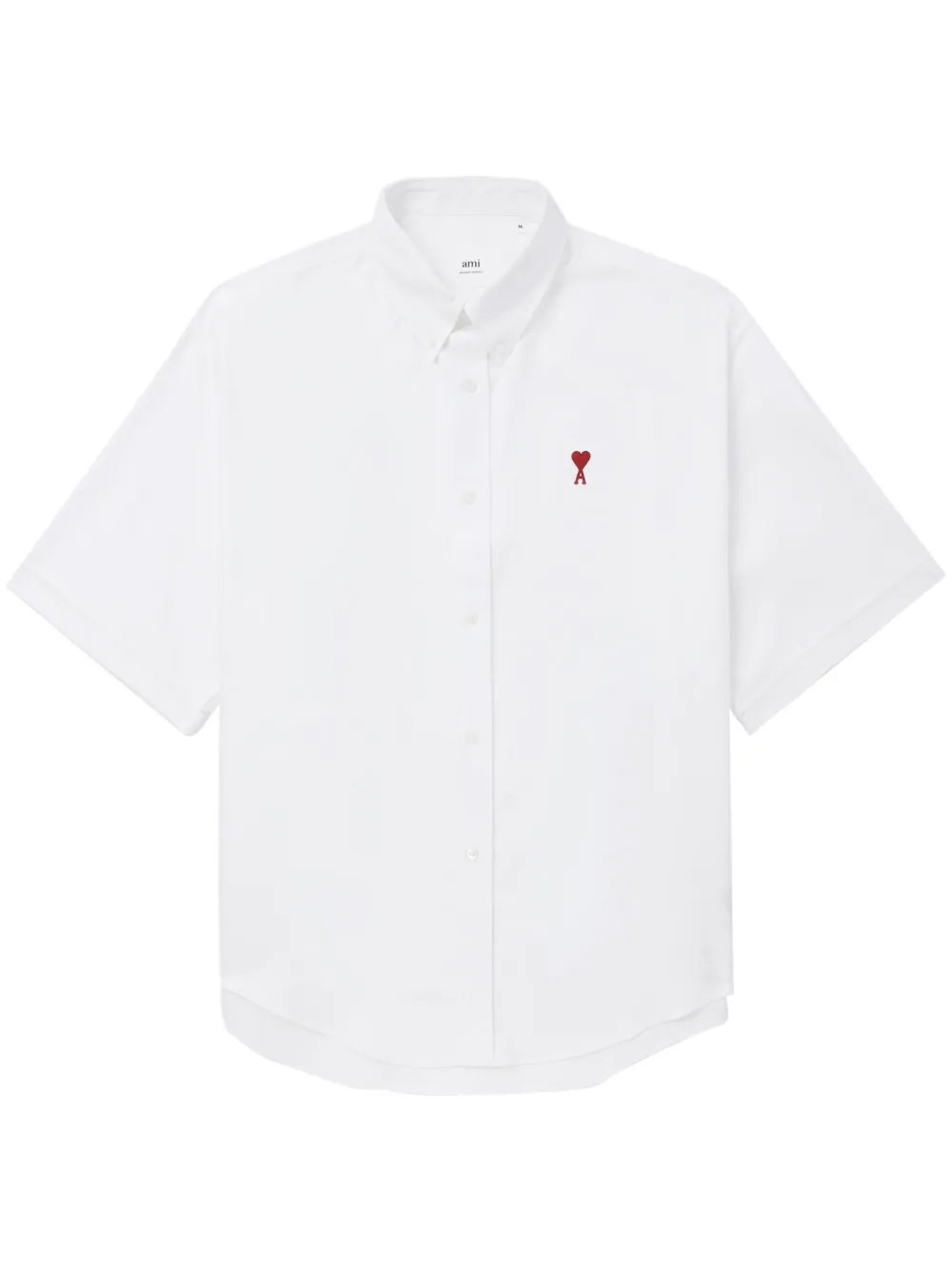 AMI PARIS Marškiniai trump. rankovėmis vyrams, Balta, Short sleeve shirts