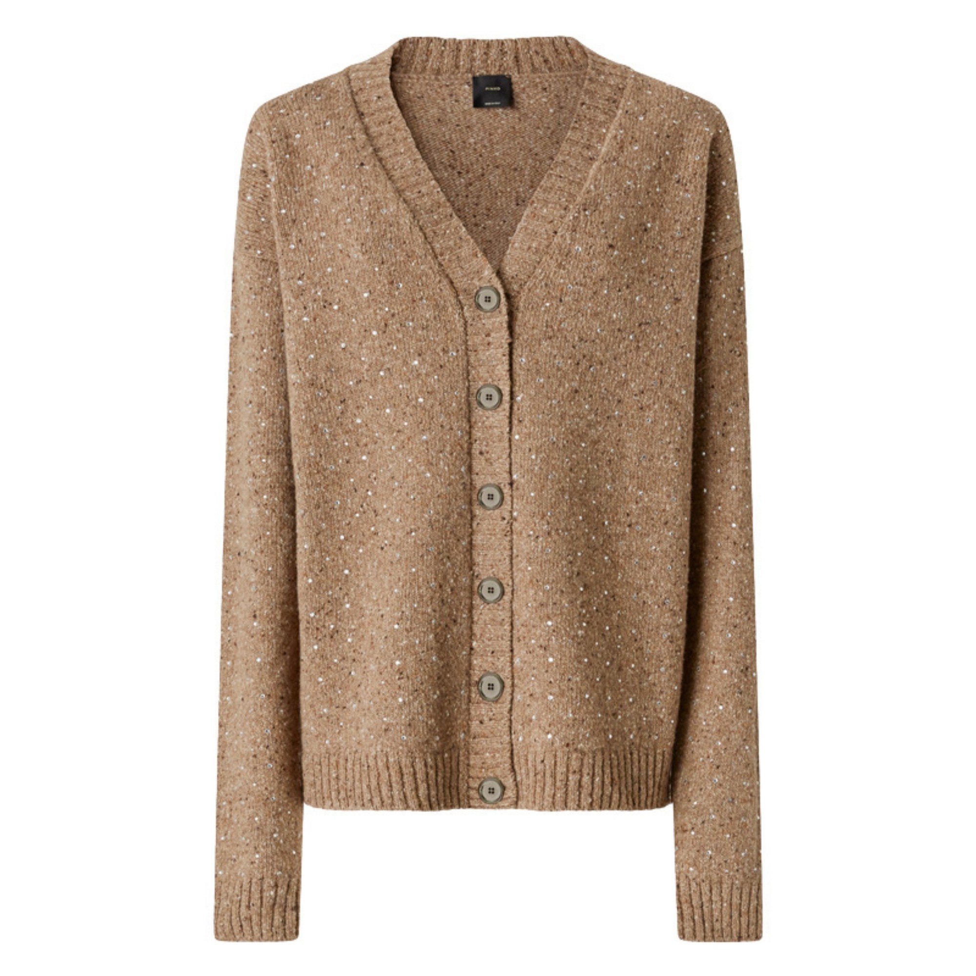 PINKO Kardiganas moterims, Ruda, Marche cardigan 1
