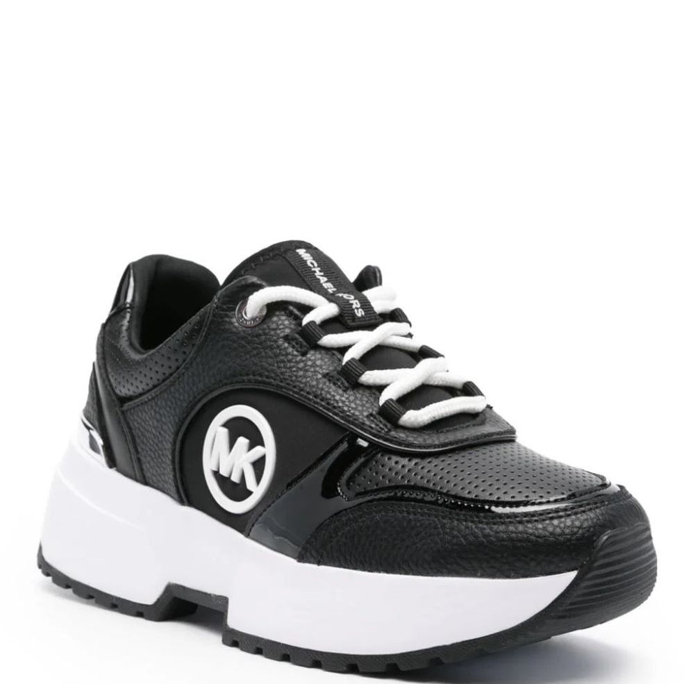 MICHAEL KORS Laisvalaikio bateliai moterims, Juoda, Percy trainer 1