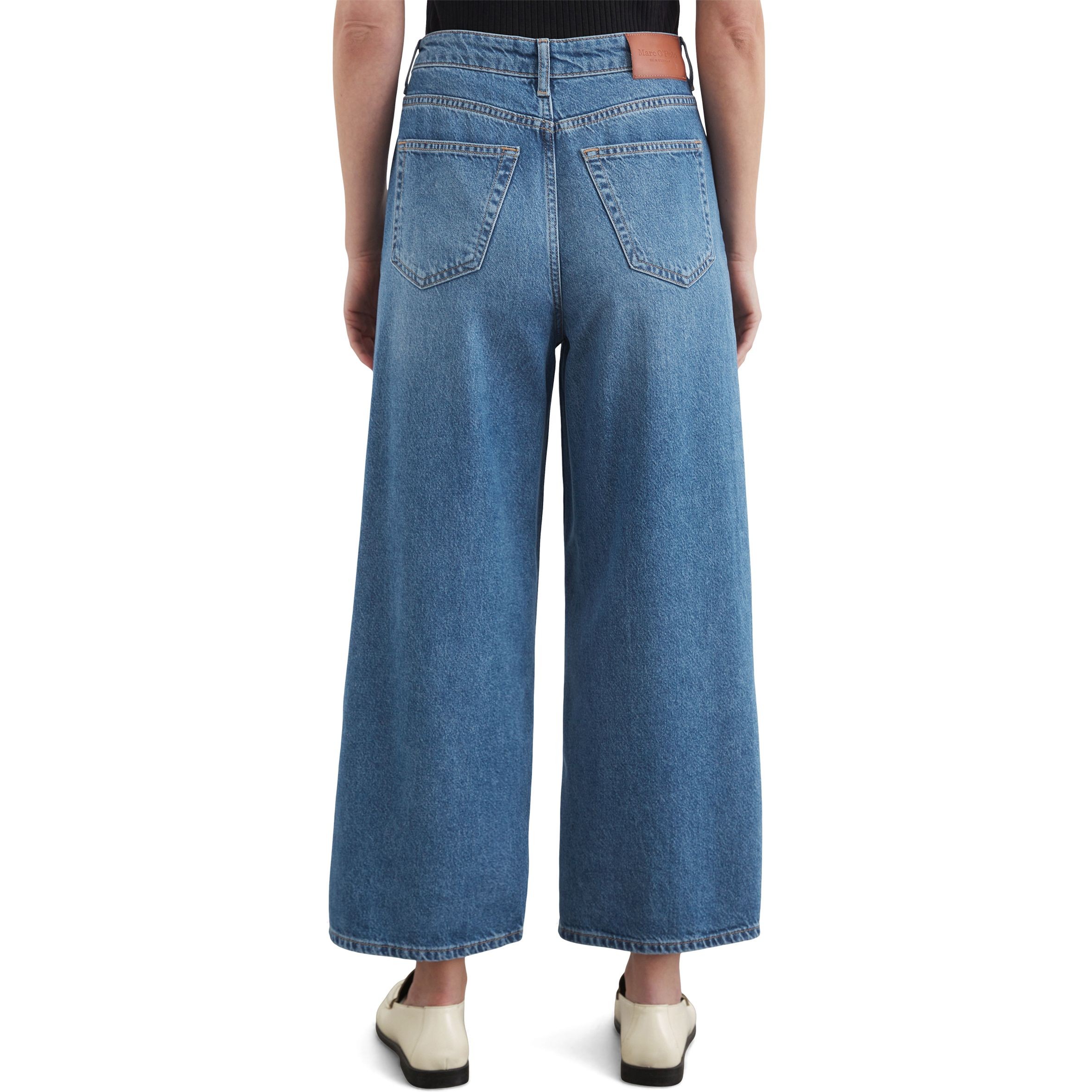MARC O'POLO Platūs džinsai moterims, Mėlyna, Wide leg M02907812091 3