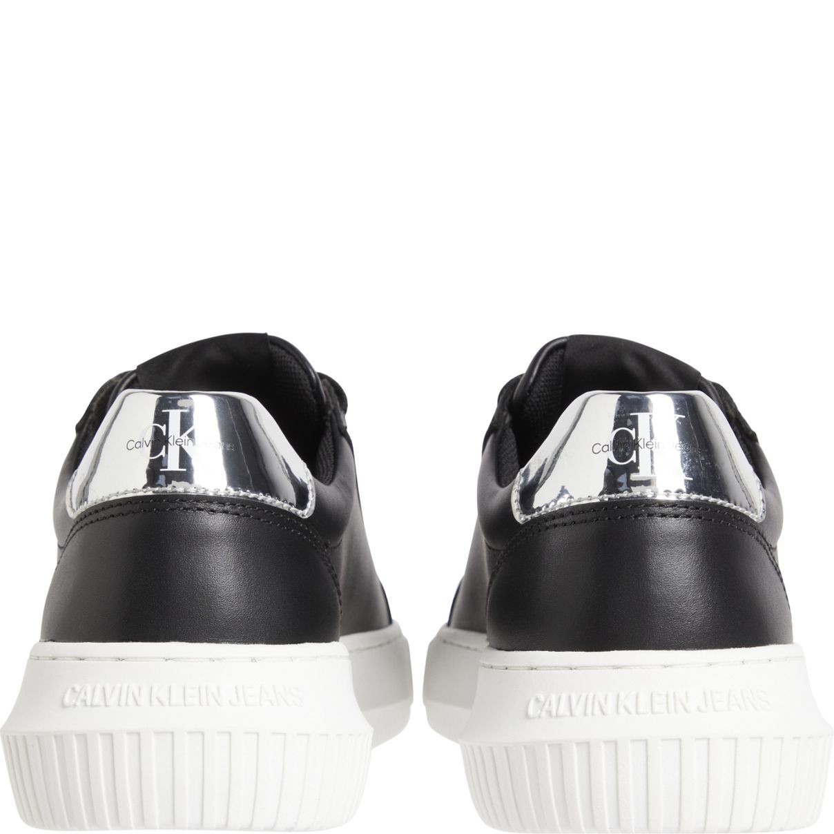 CALVIN KLEIN JEANS Sportiniai bateliai moterims, Juoda, Chunky cupsole mono sport shoe 4