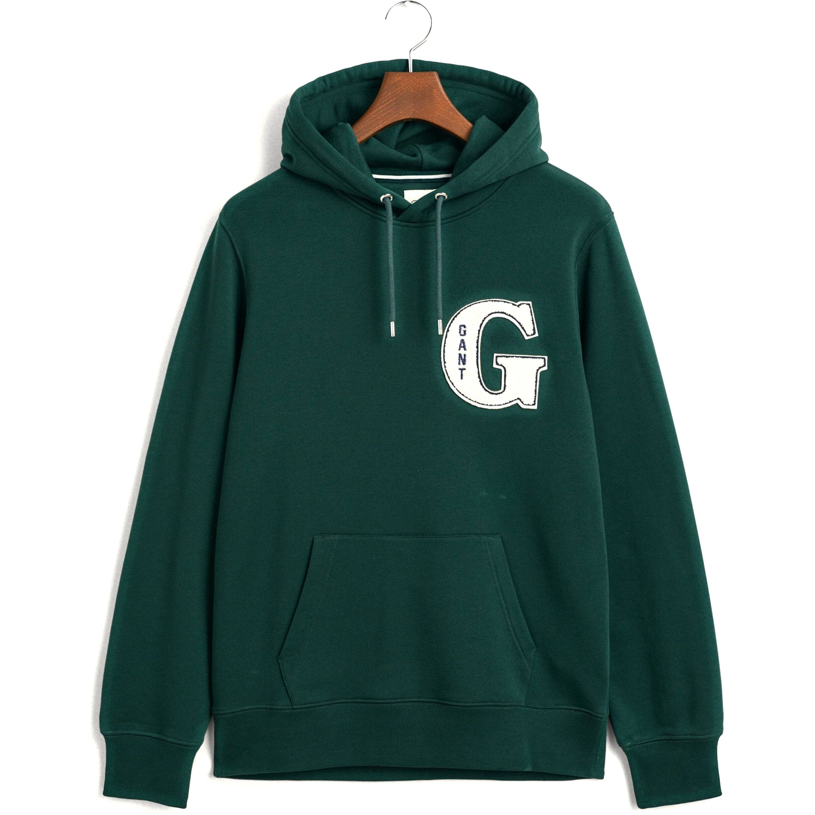 GANT Megztinis vyrams, Žalia, EMBOSSED SWEAT C-NECK 1