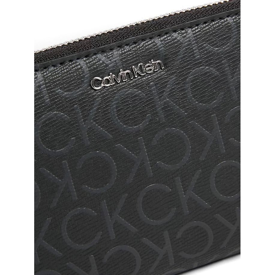 CALVIN KLEIN Piniginė moterims, Juoda, Must z/a wallet 4