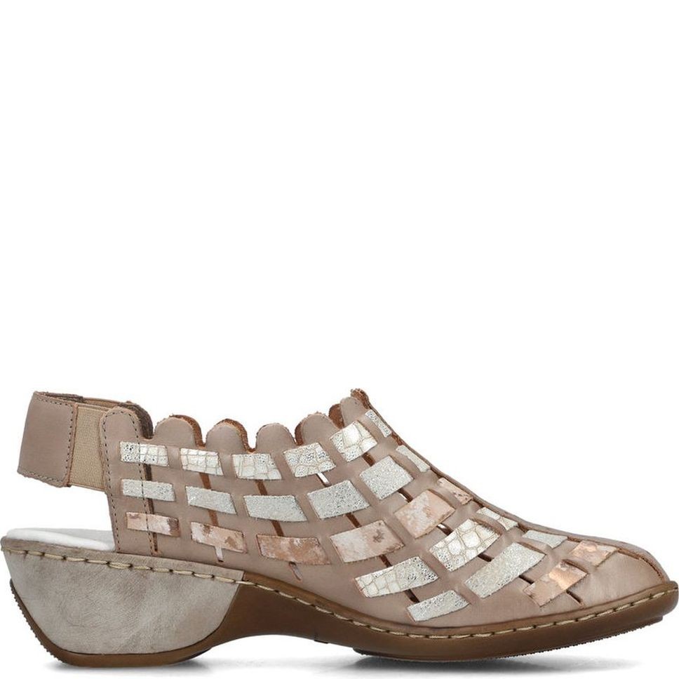 RIEKER Bateliai - moterims, Pilka 3