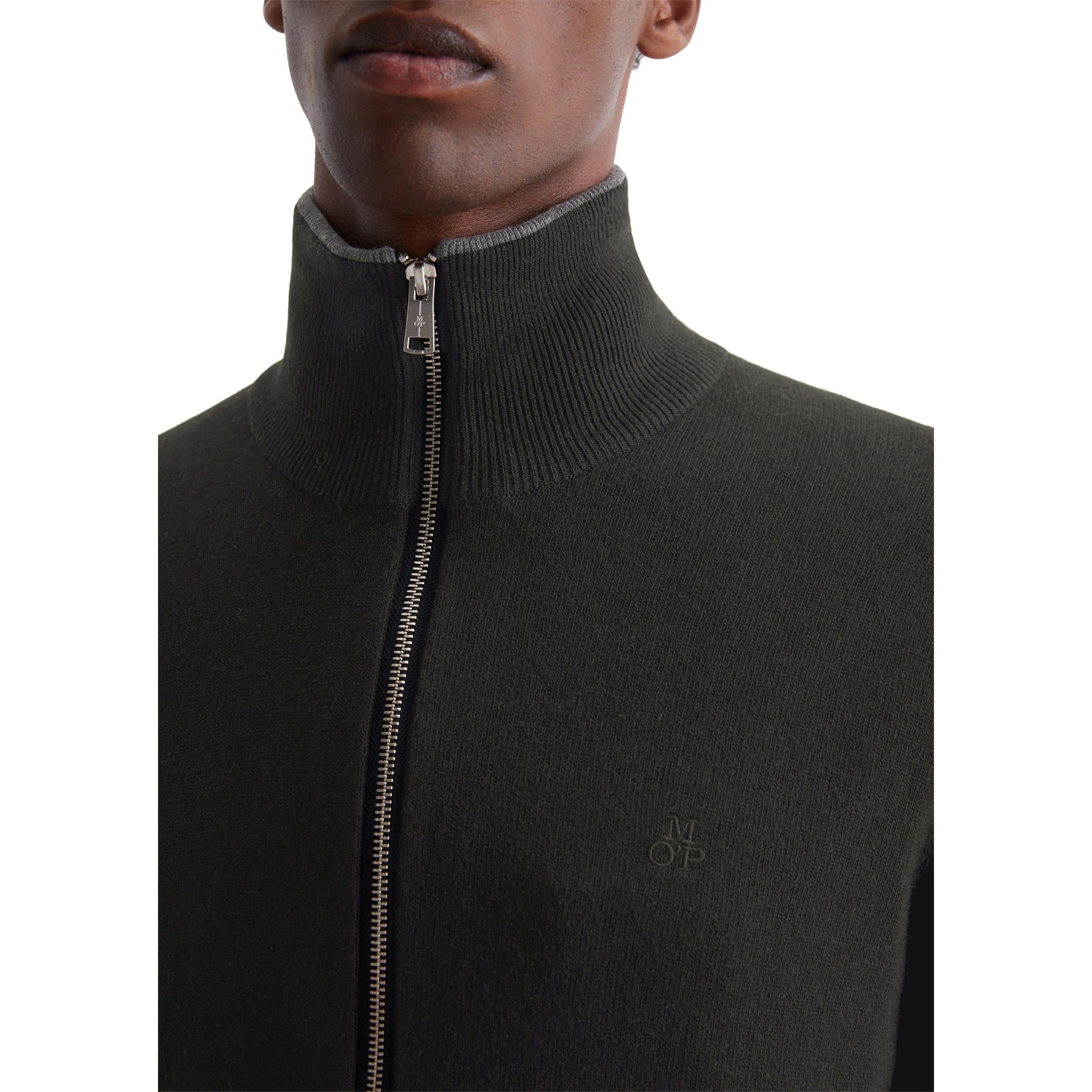 MARC O'POLO Kardiganas vyrams, Juoda, Cardigans 429514461196 4