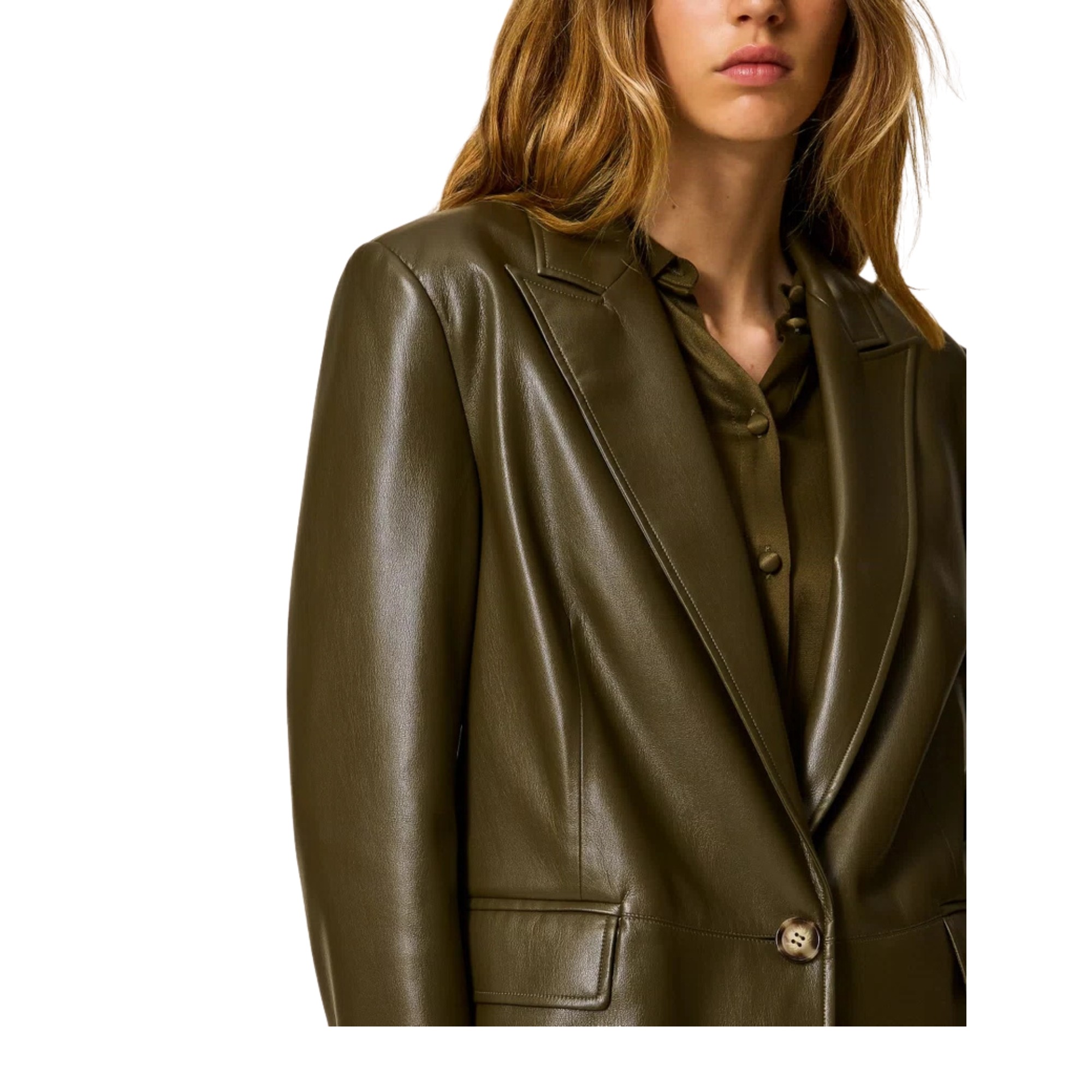 TWINSET Švarkas moterims, Žalia, Blazers 2