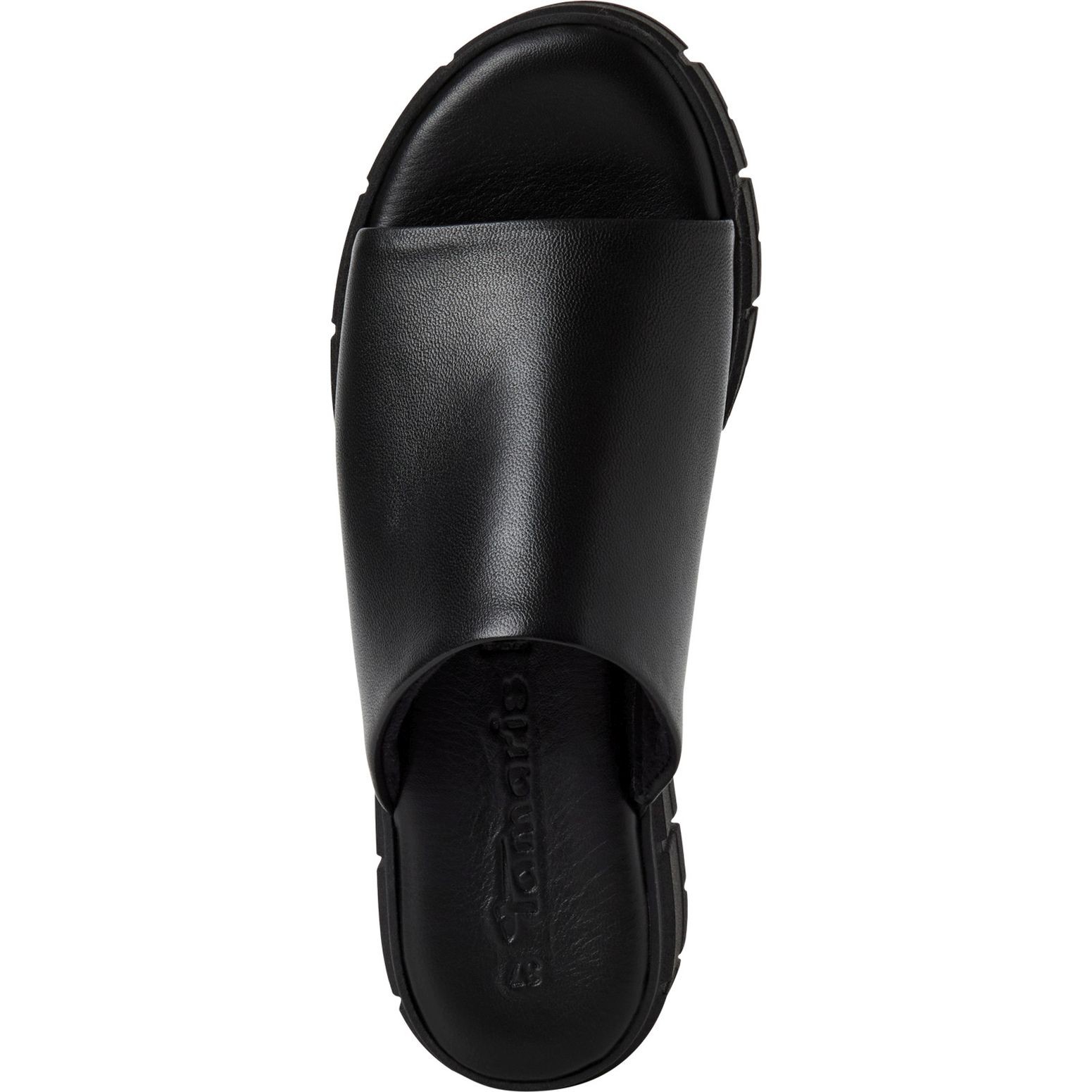 TAMARIS Šlepetės moterims, Juoda, Wedge/plat mule 4